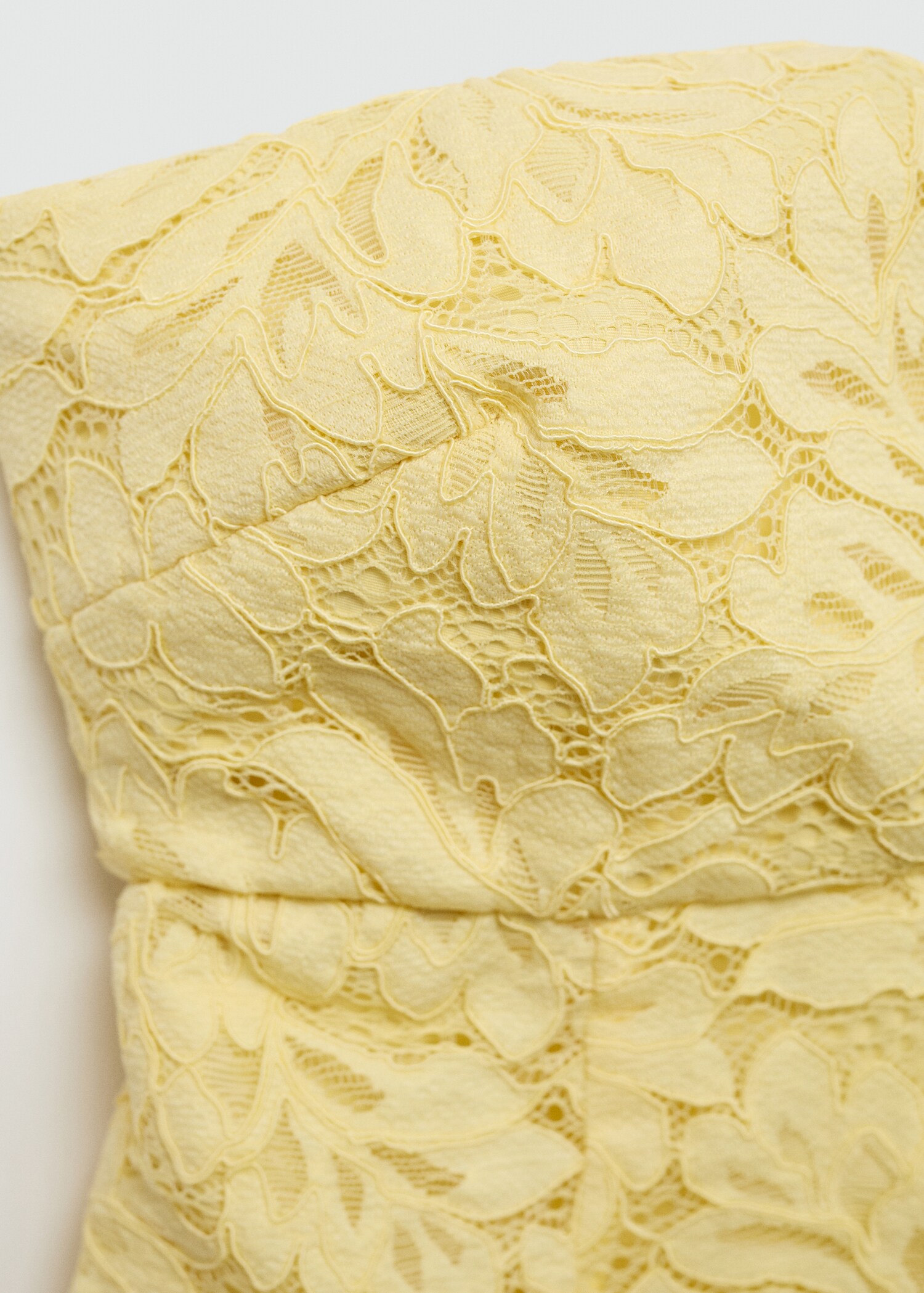 Strapless jurk met kant - Detail van het artikel 0