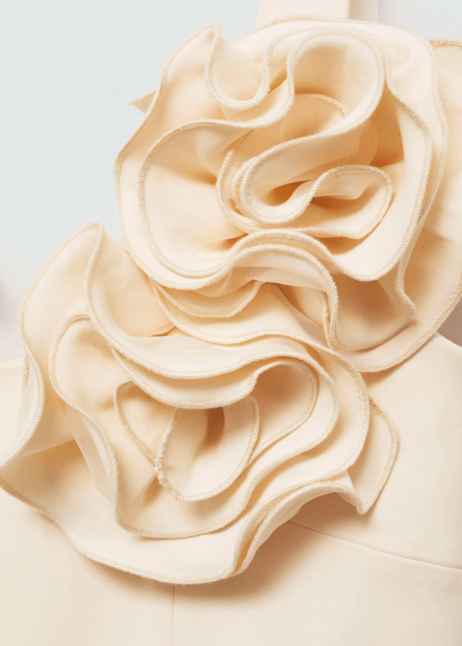 Maxi-flower flared jumpsuit - Details of the article 8