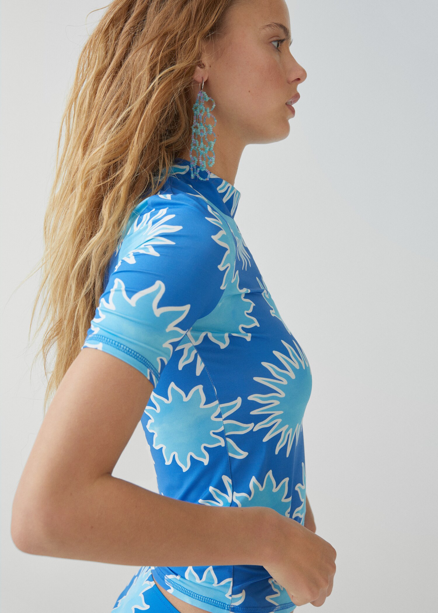 Short-sleeved printed t-shirt - Medium plane