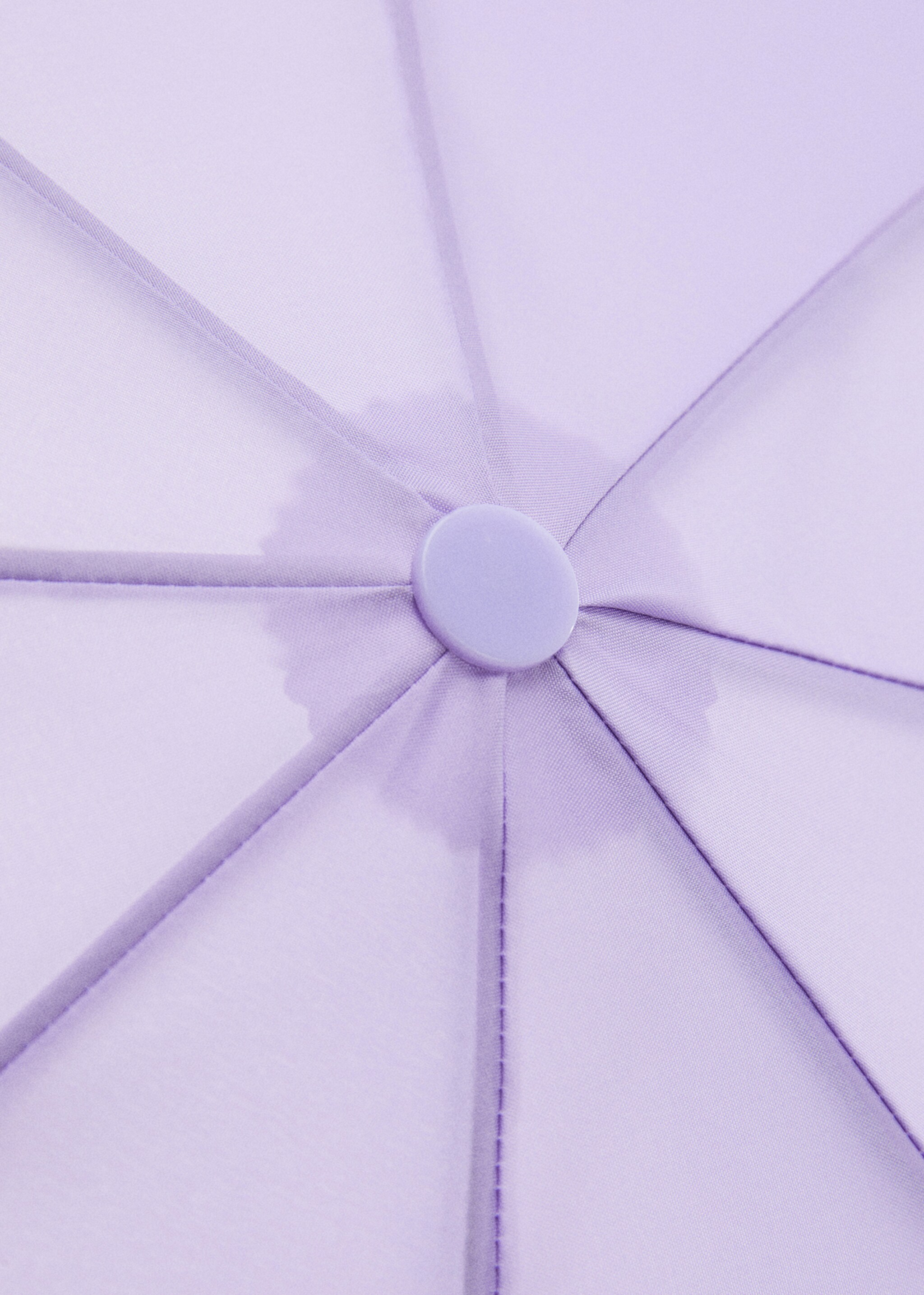 Plain folding umbrella - Details of the article 1, Light/Pastel Purple. Ref: 67100030-00.