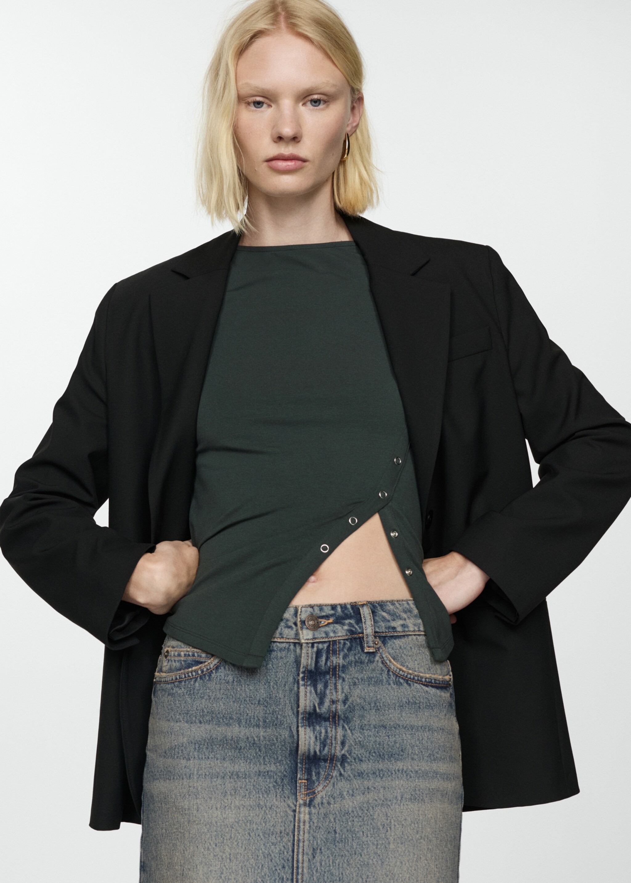 Langt denimskjørt - Artikkeldetalj 1