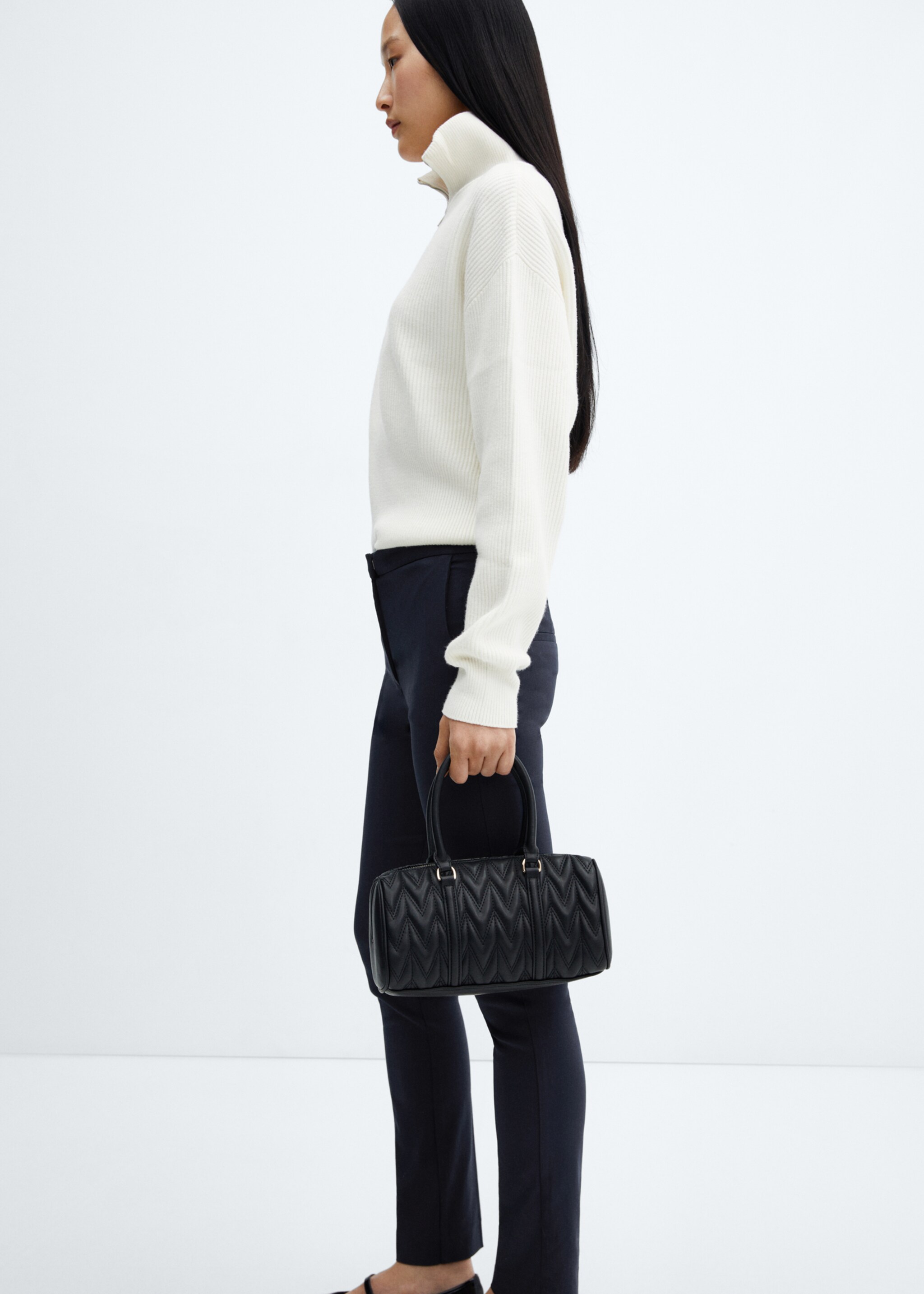Crop skinny trousers - Details of the article 1