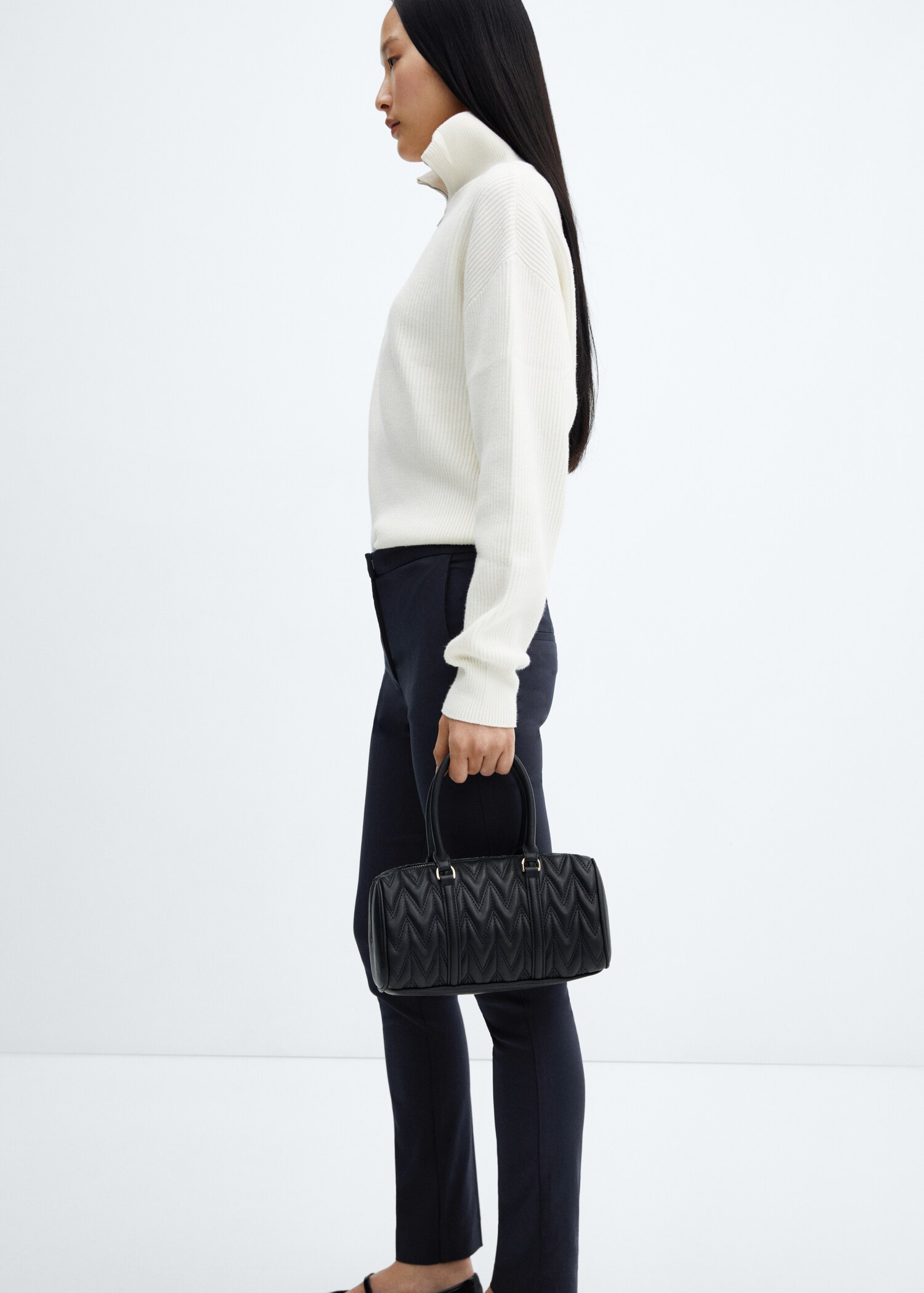 Crop skinny trousers - Details of the article 1