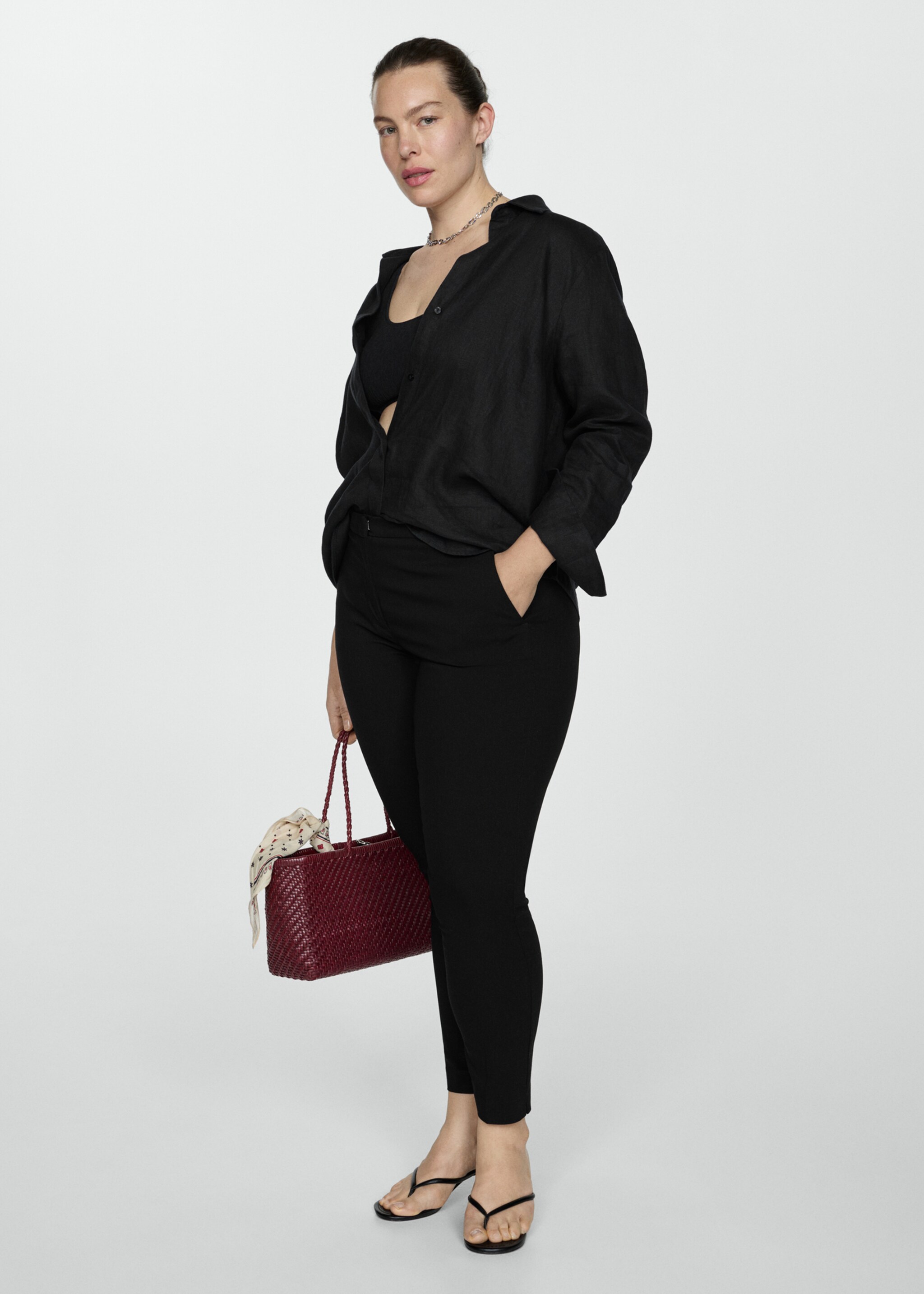 Crop skinny broek - Detail van het artikel 3