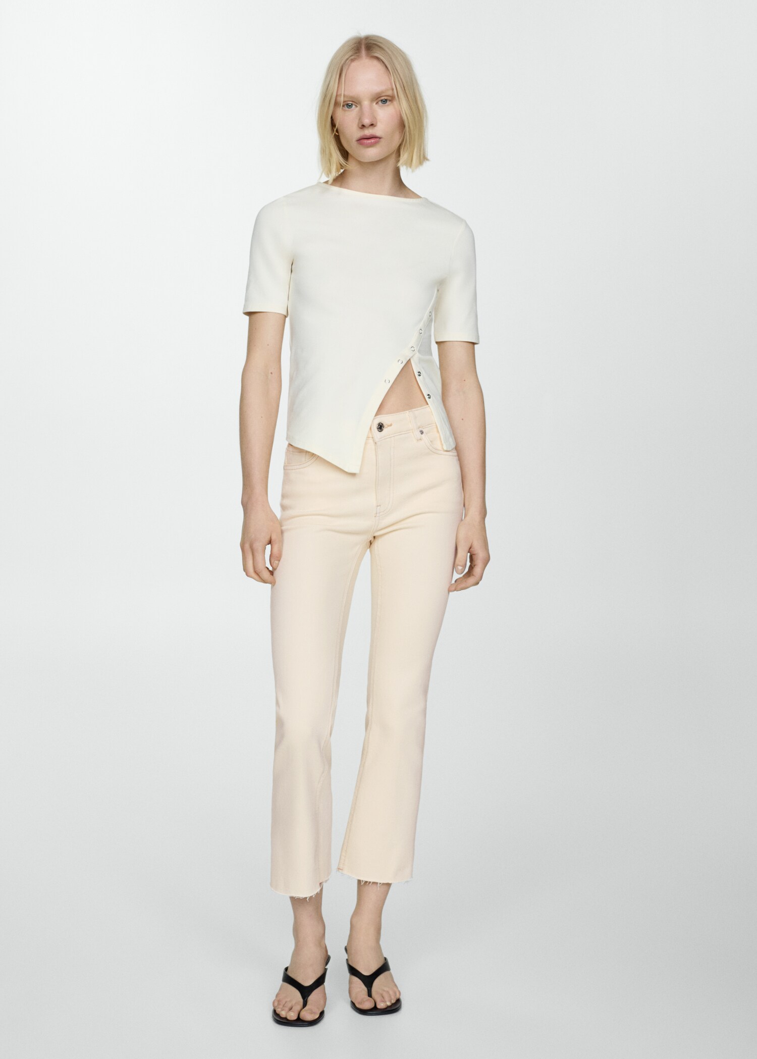 Flared-Crop-Jeans Sienna - Allgemeine Ansicht