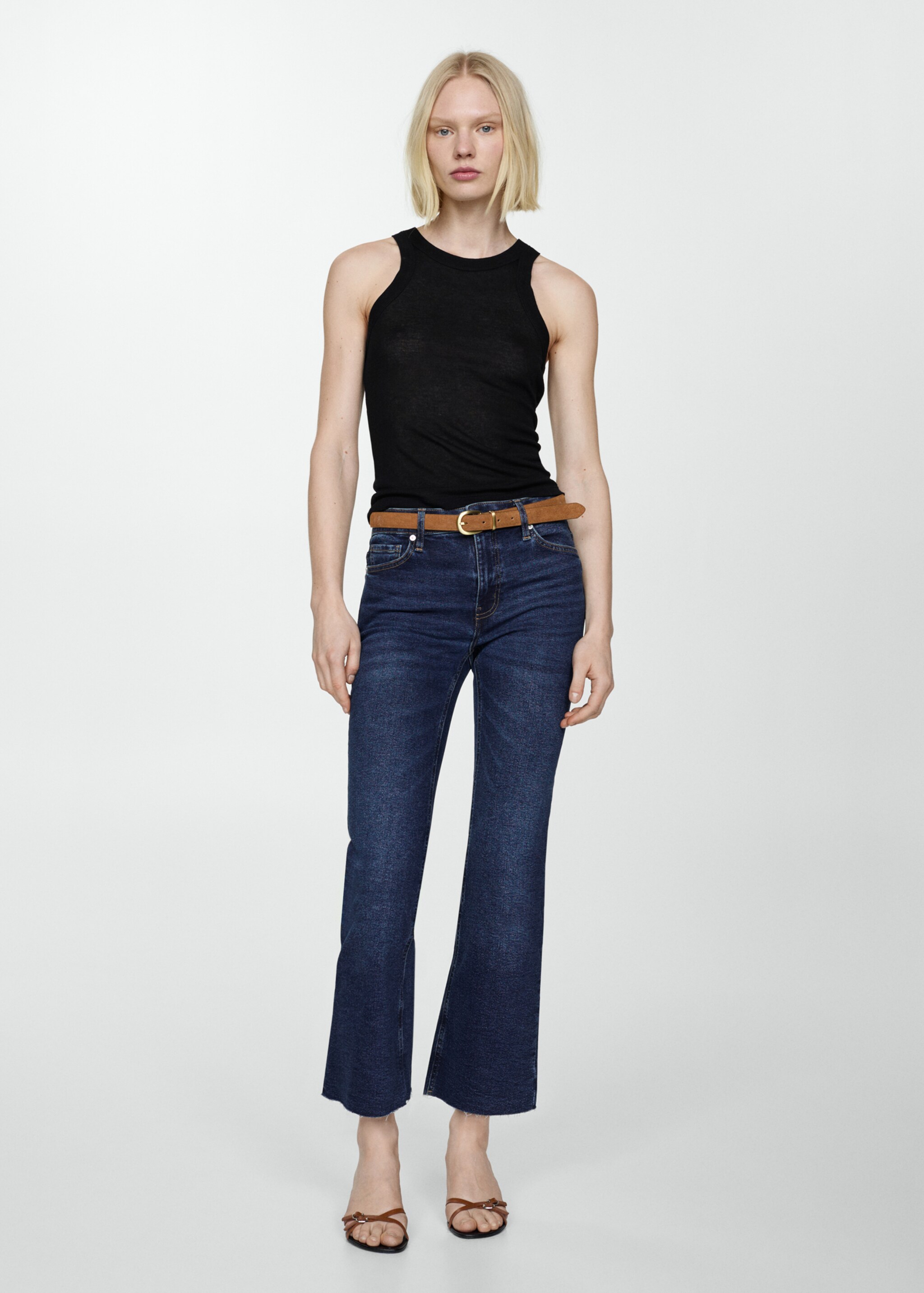 Flared-Crop-Jeans Sienna - Allgemeine Ansicht