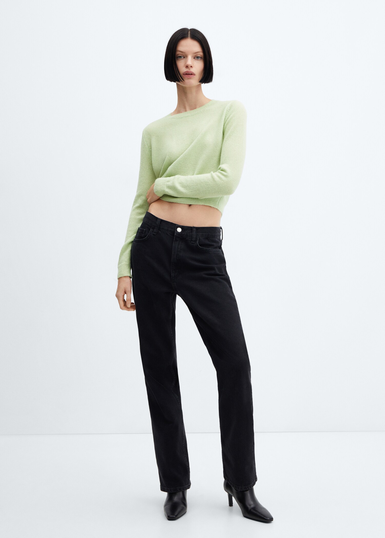 Pull-over maille col rond - Plan général