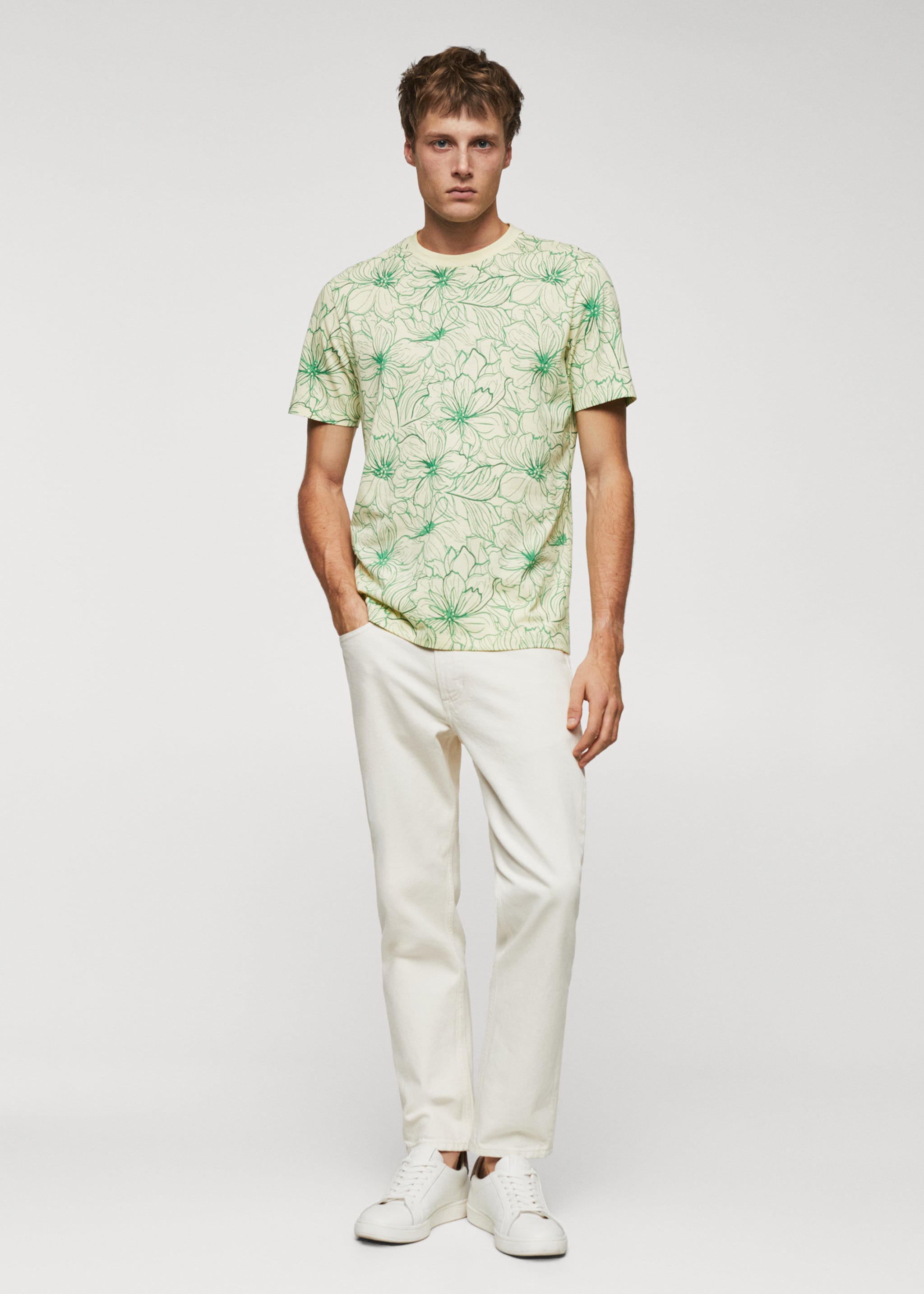 T-shirt imprimé floral - Plan général