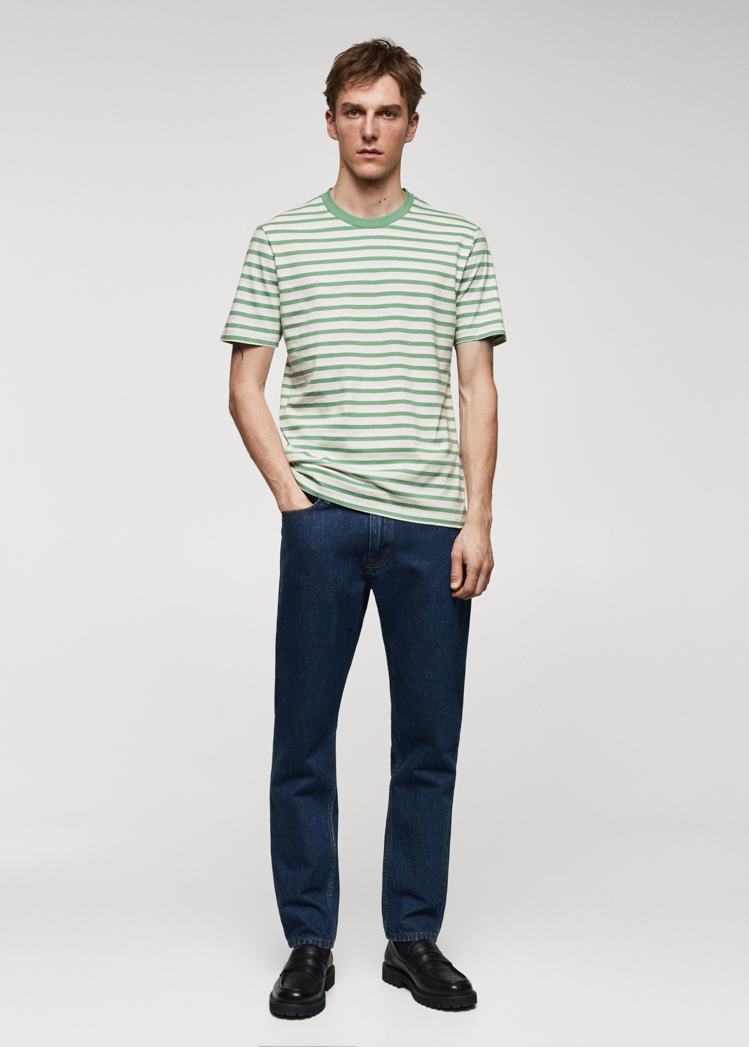T-shirt 100 % coton imprimé - Plan général