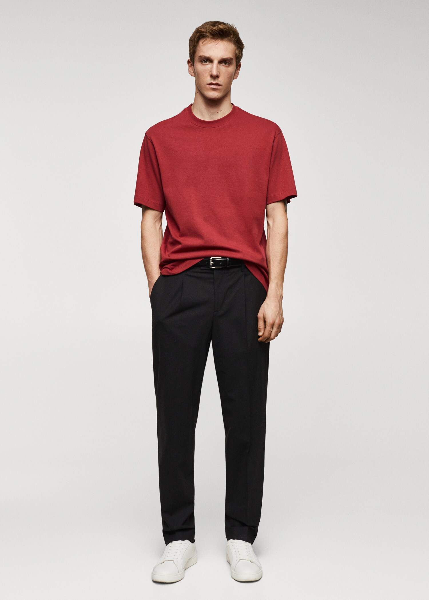 100% cotton relaxed-fit t-shirt - General plane