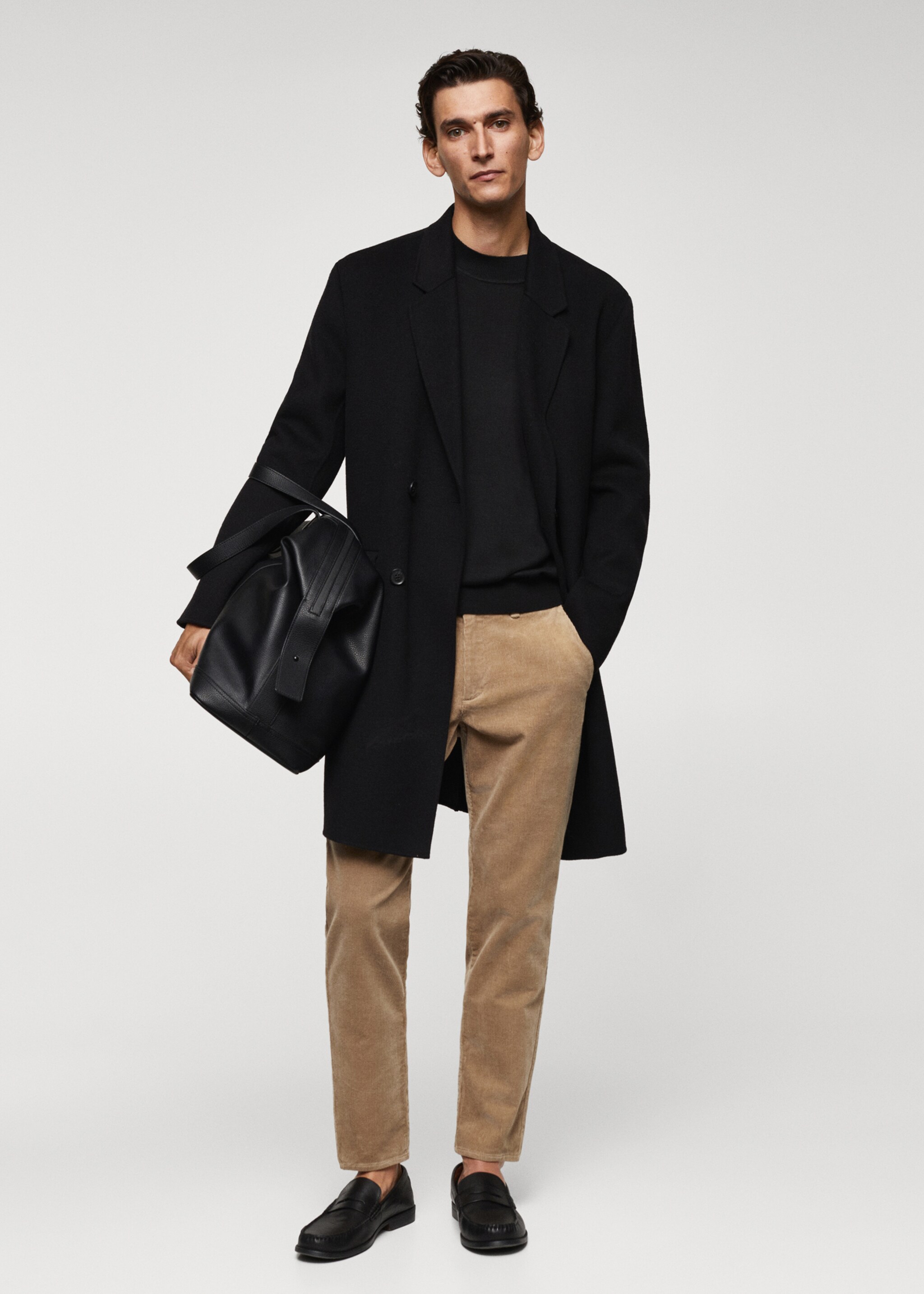 Pantalons pana slim fit cordill - Pla general