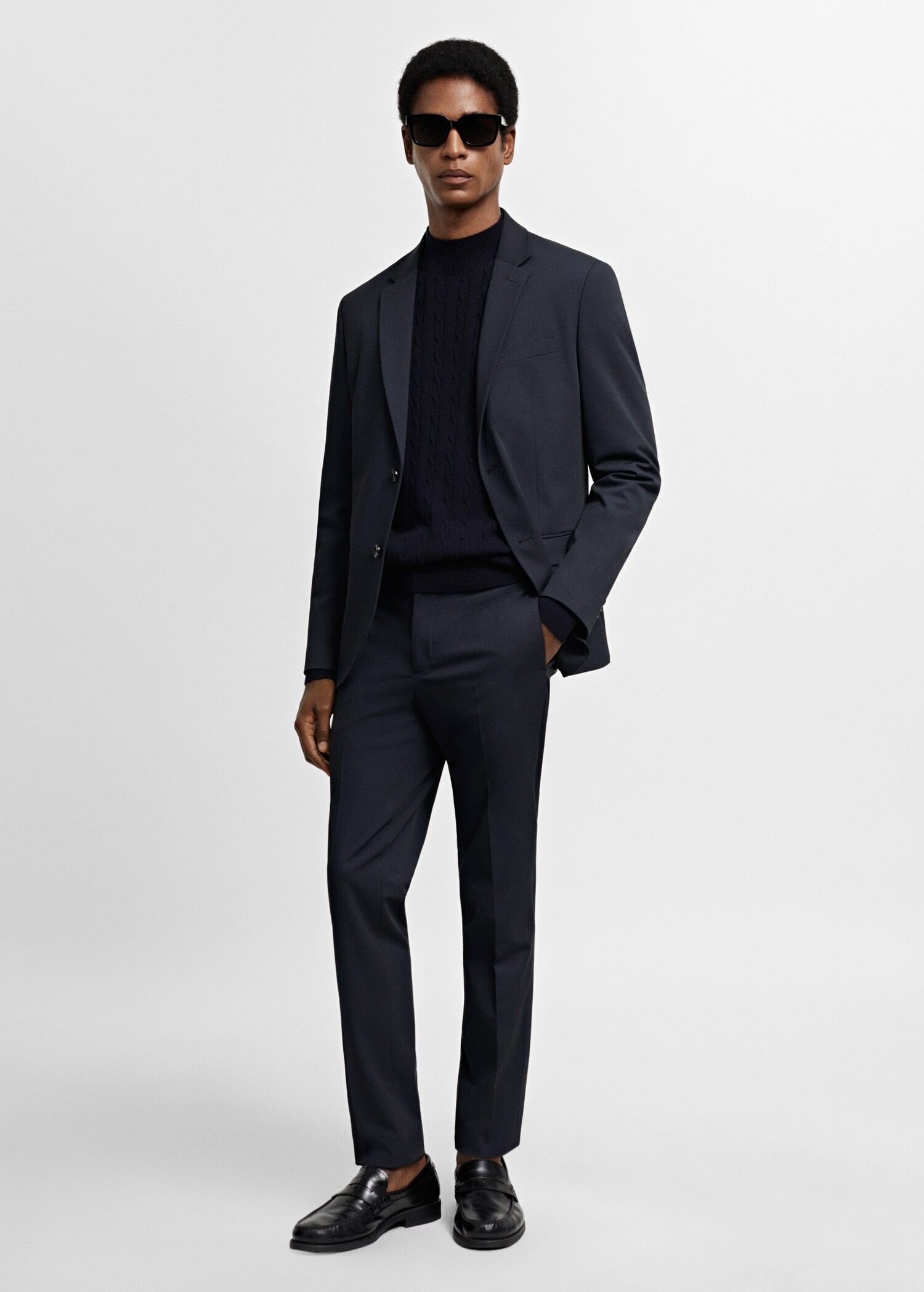 Pantalón traje super slim fit - Plano general