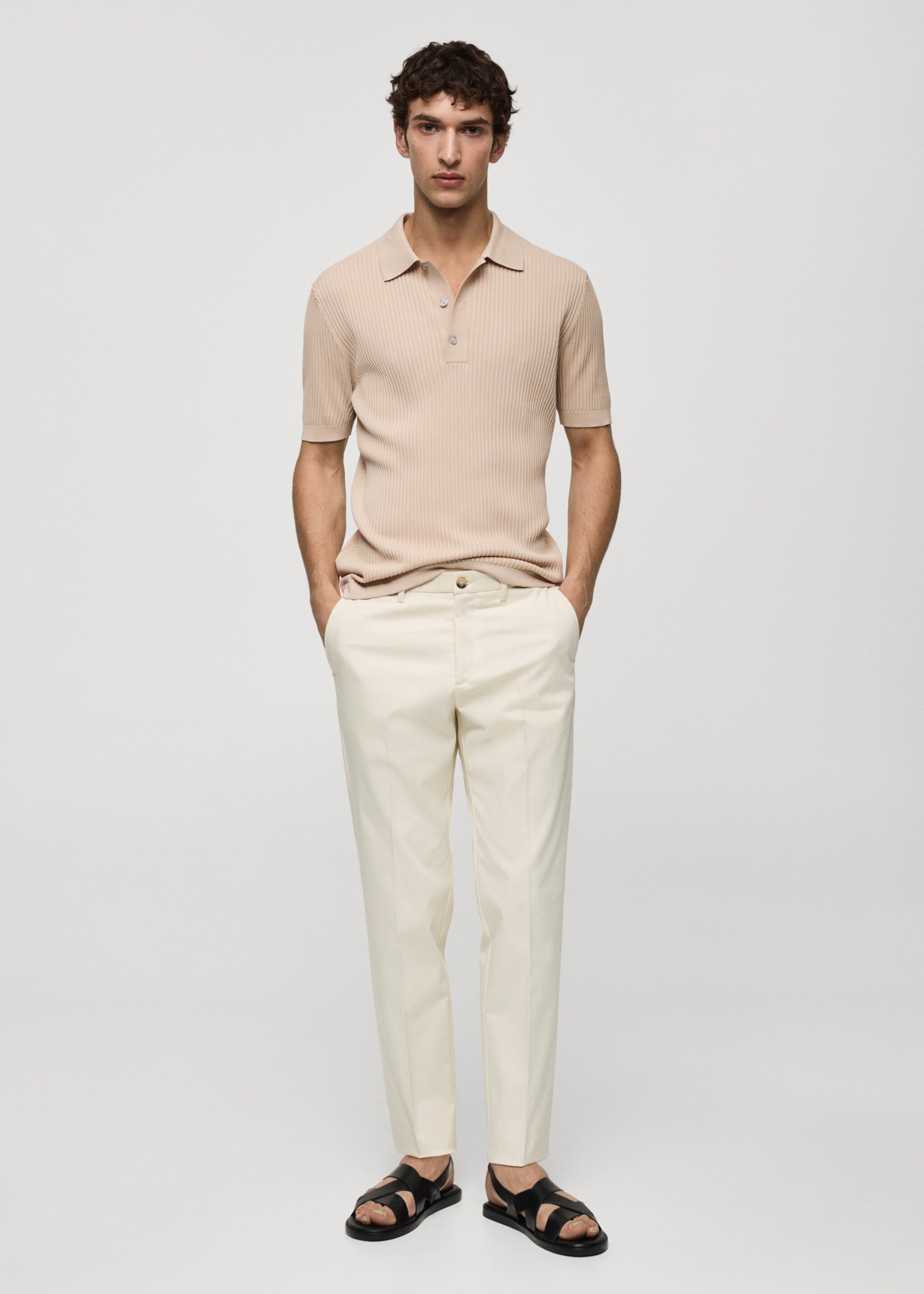 Slim fit chino - Overzichtstekening