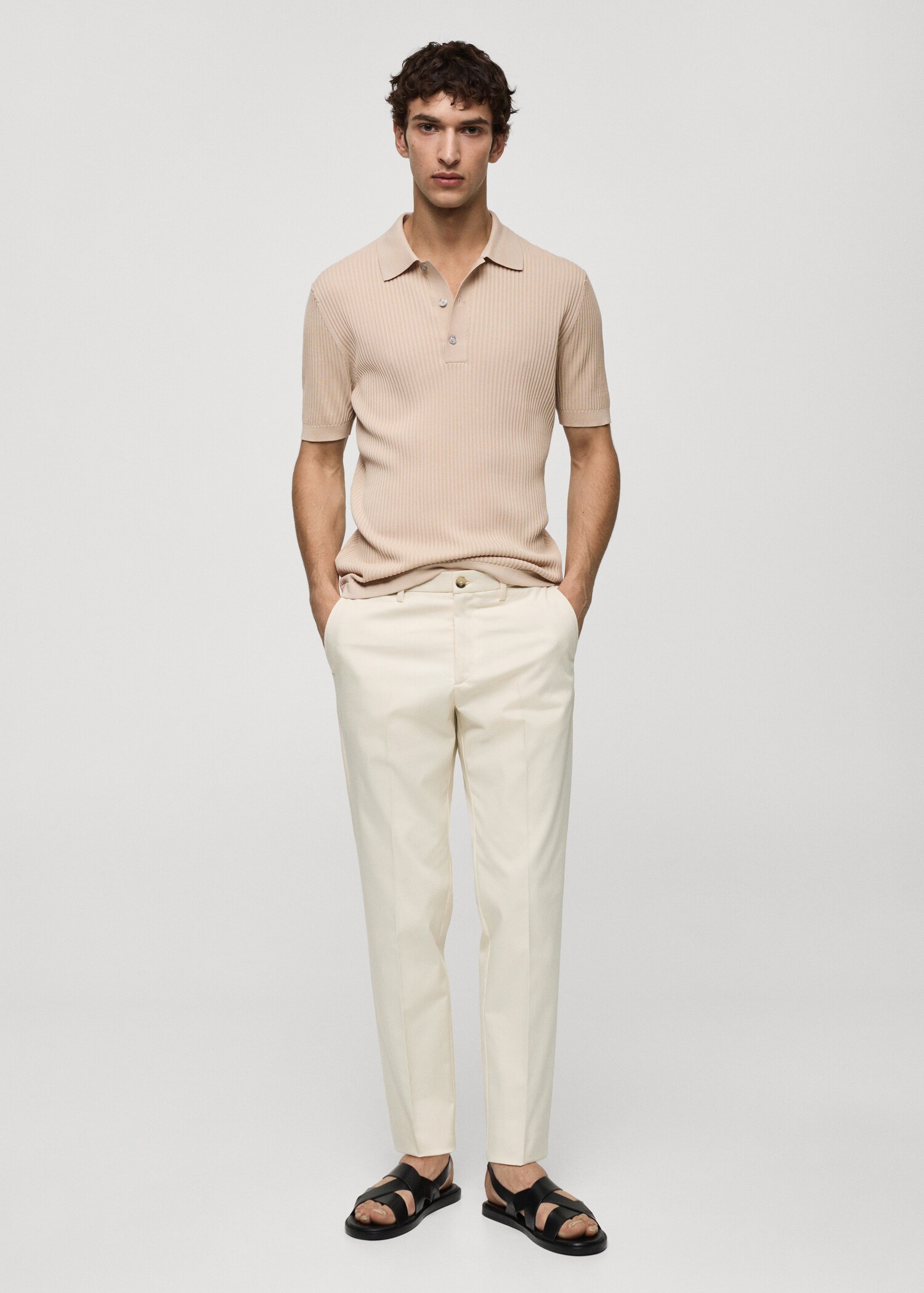 Slim fit chino trousers - General plane