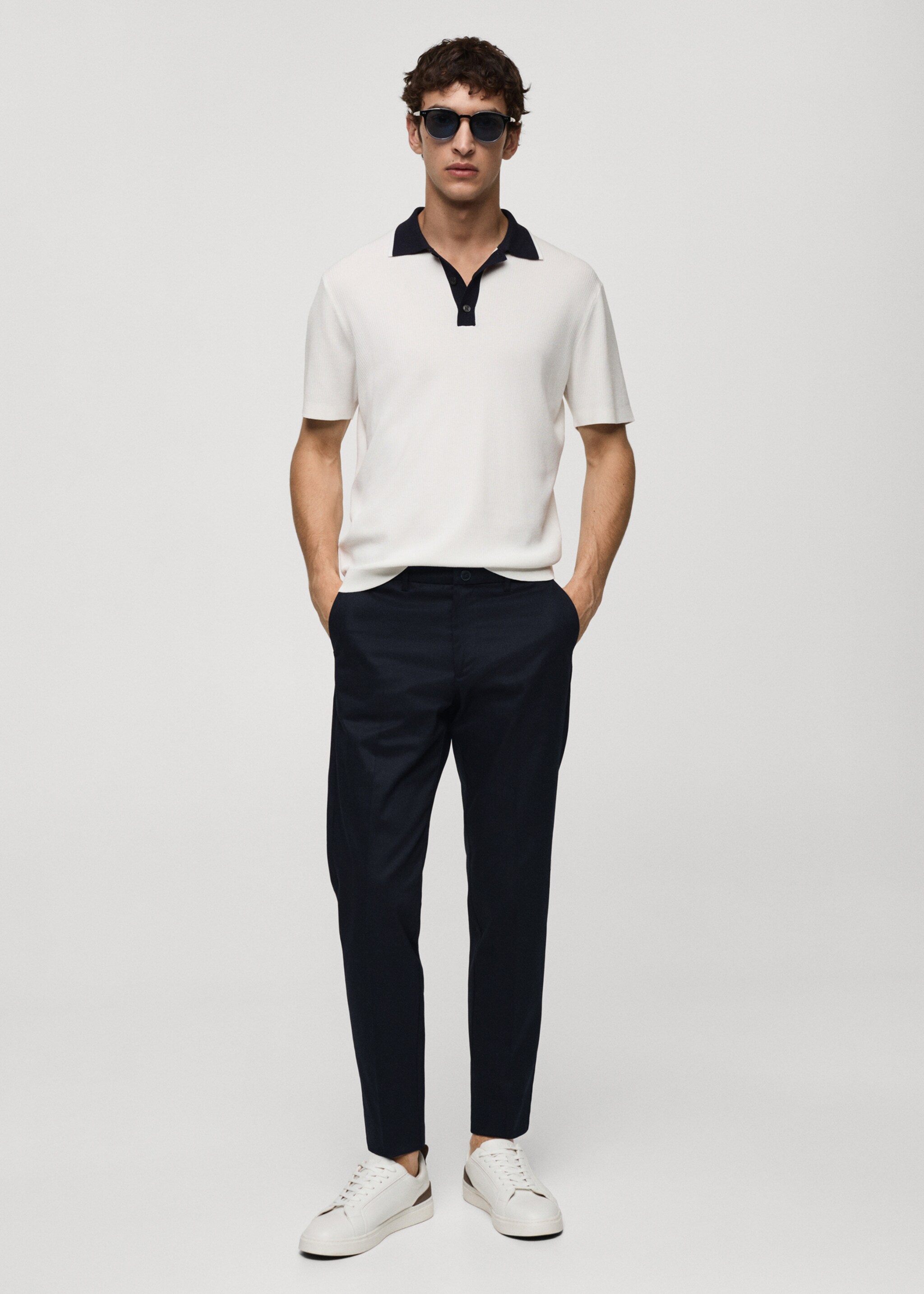 Slim fit chino - Overzichtstekening