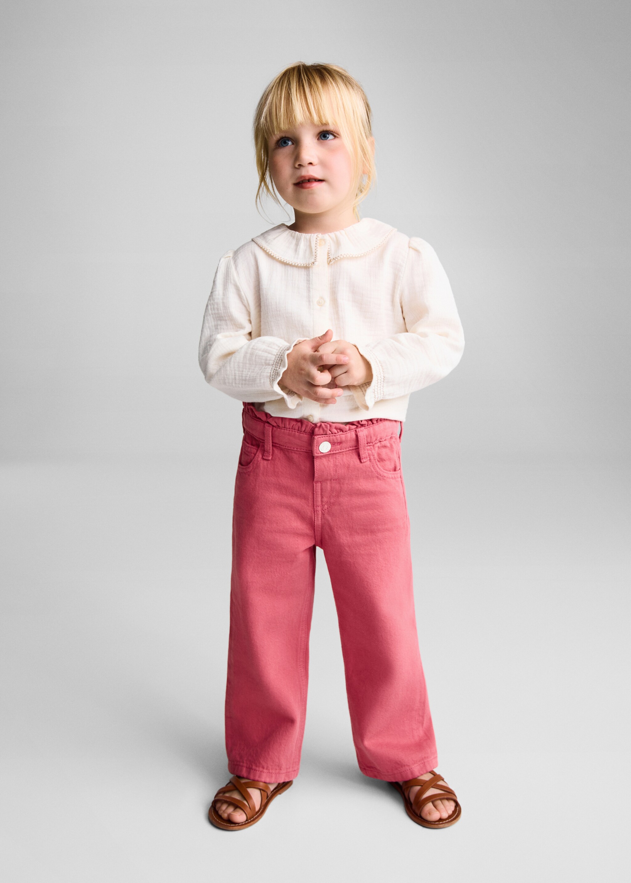 Cotton Paperbag Jeans - General plane