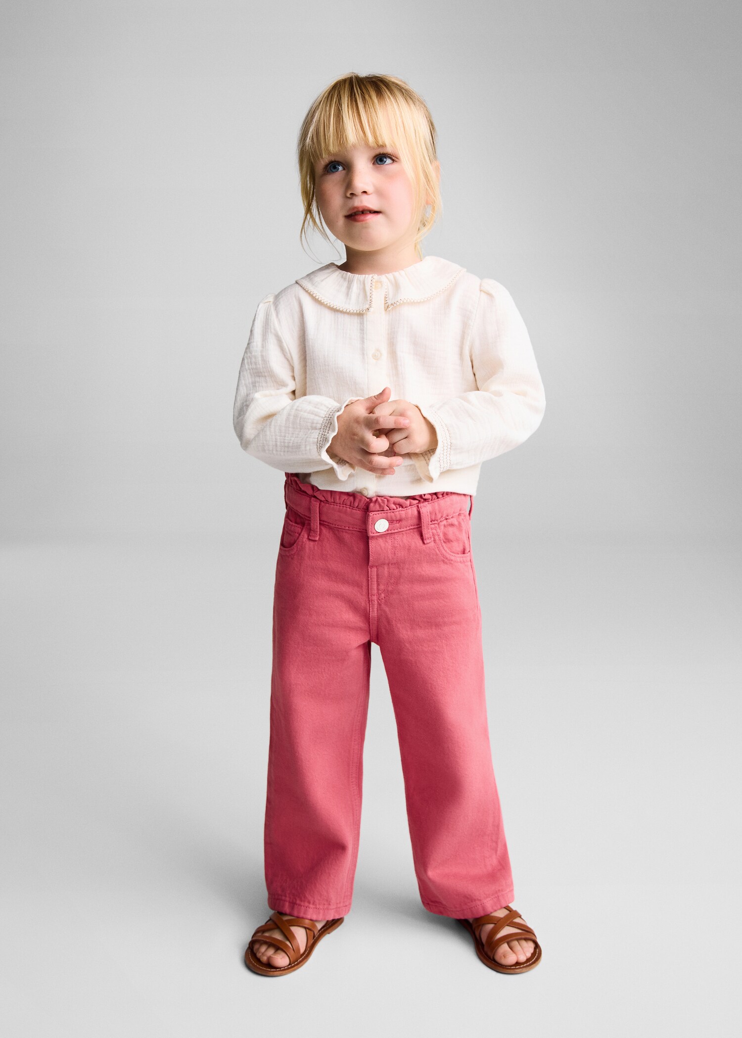 Cotton Paperbag Jeans - General plane