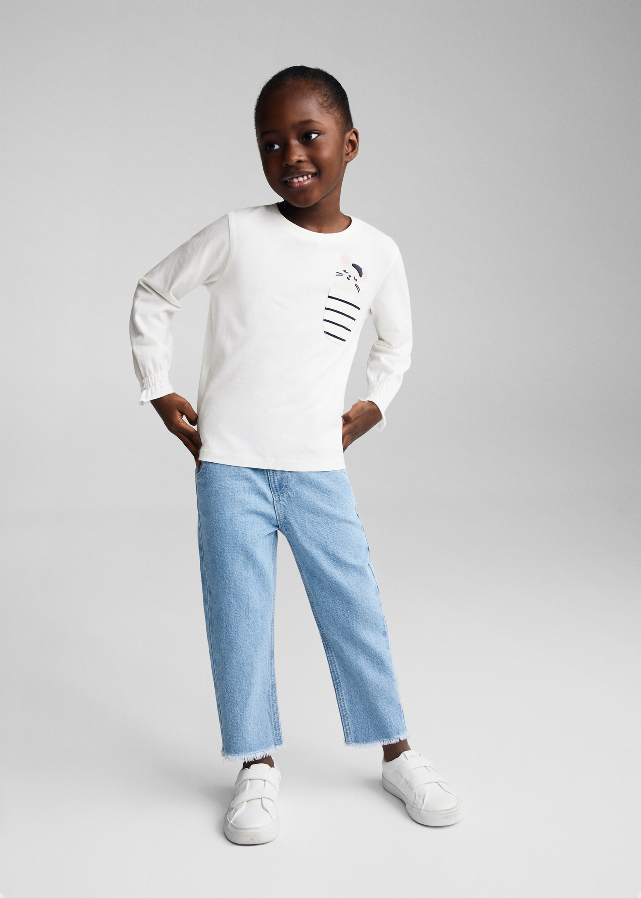 Printed long sleeve t-shirt - General plane
