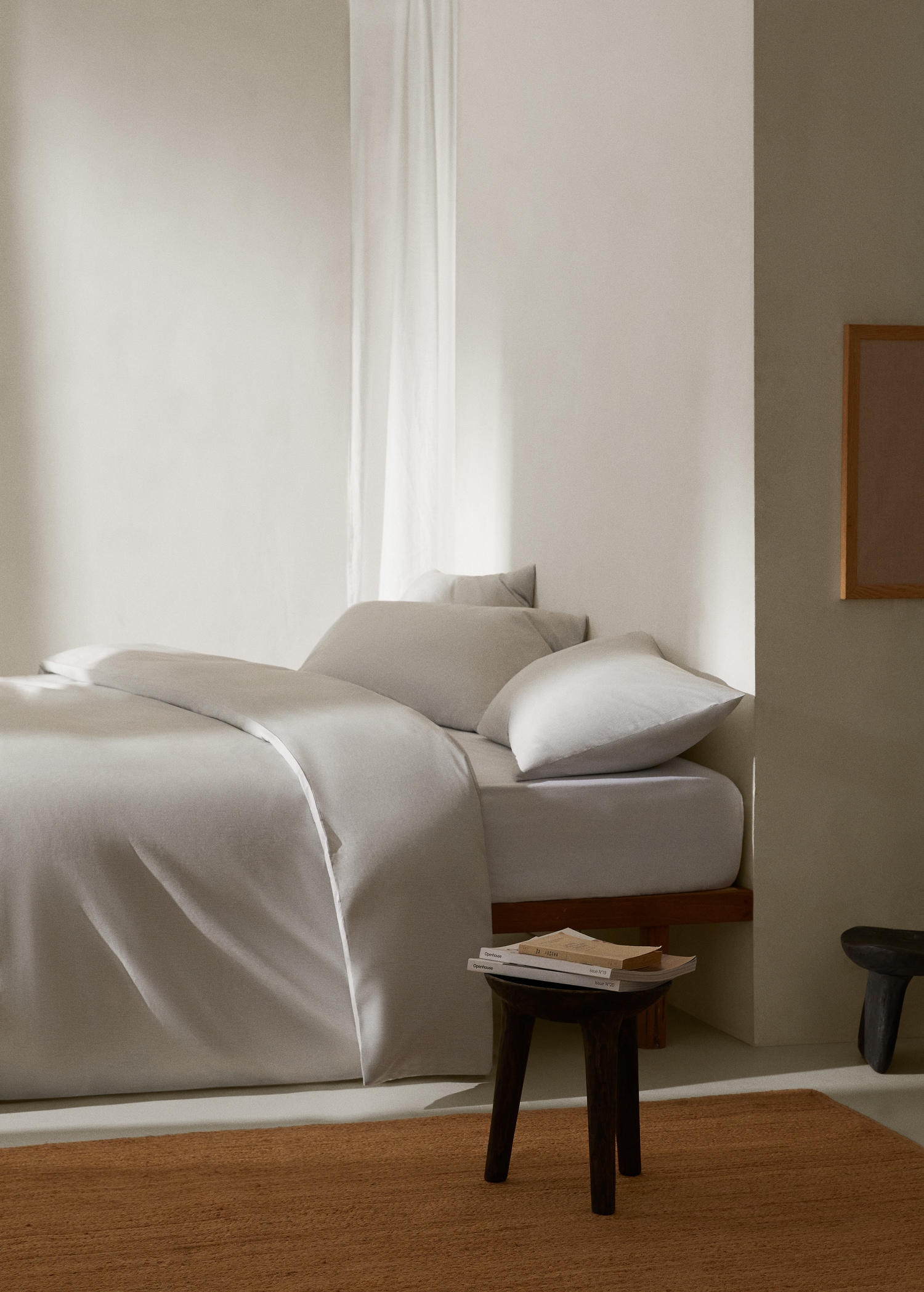 Duvet cover vertical stripes single bed - General plane