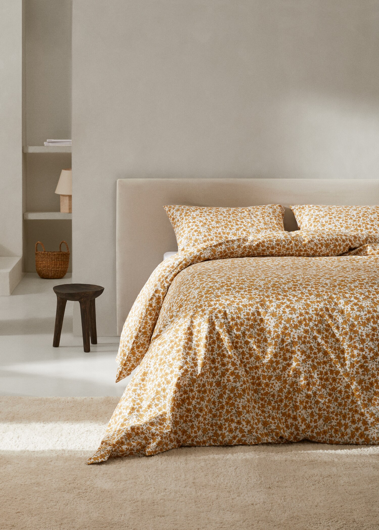Bettbezug mit Multiblumenprint für 150/160 cm Bett - Allgemeine Ansicht