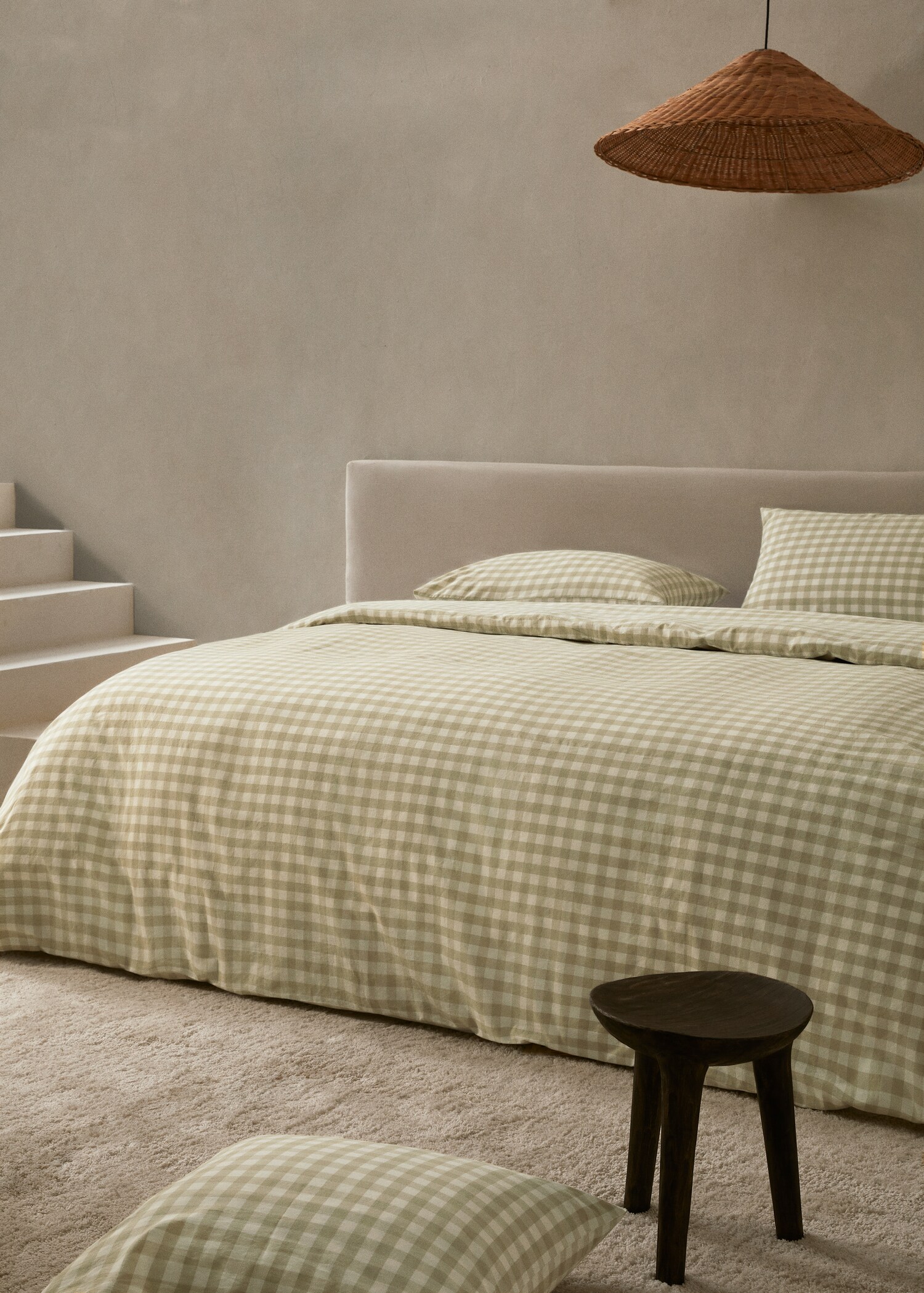 Check cotton duvet cover for king bed - General plane