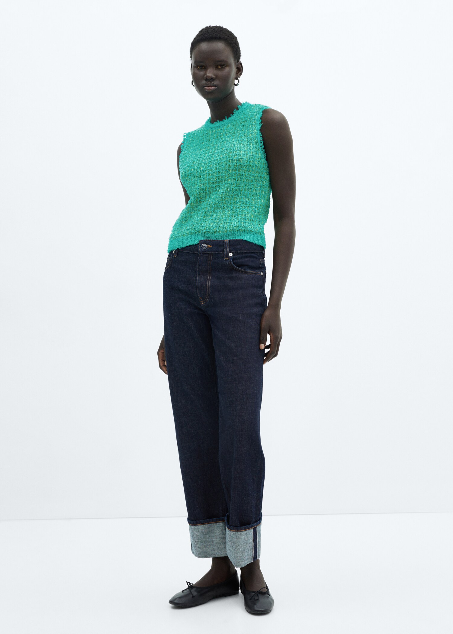 Top tweed detall desfilat - Pla general
