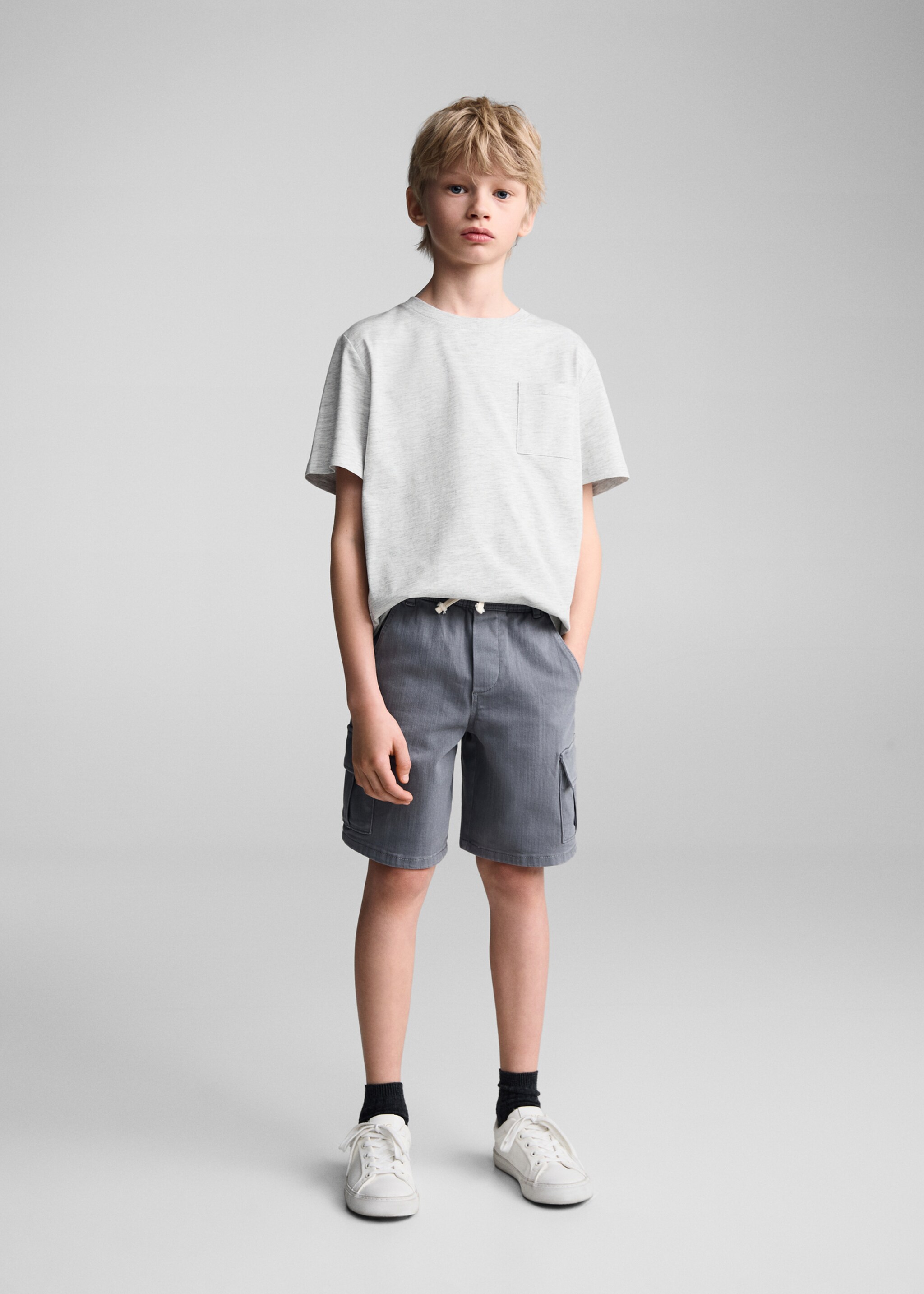 Essential cotton-blend T-shirt - General plane
