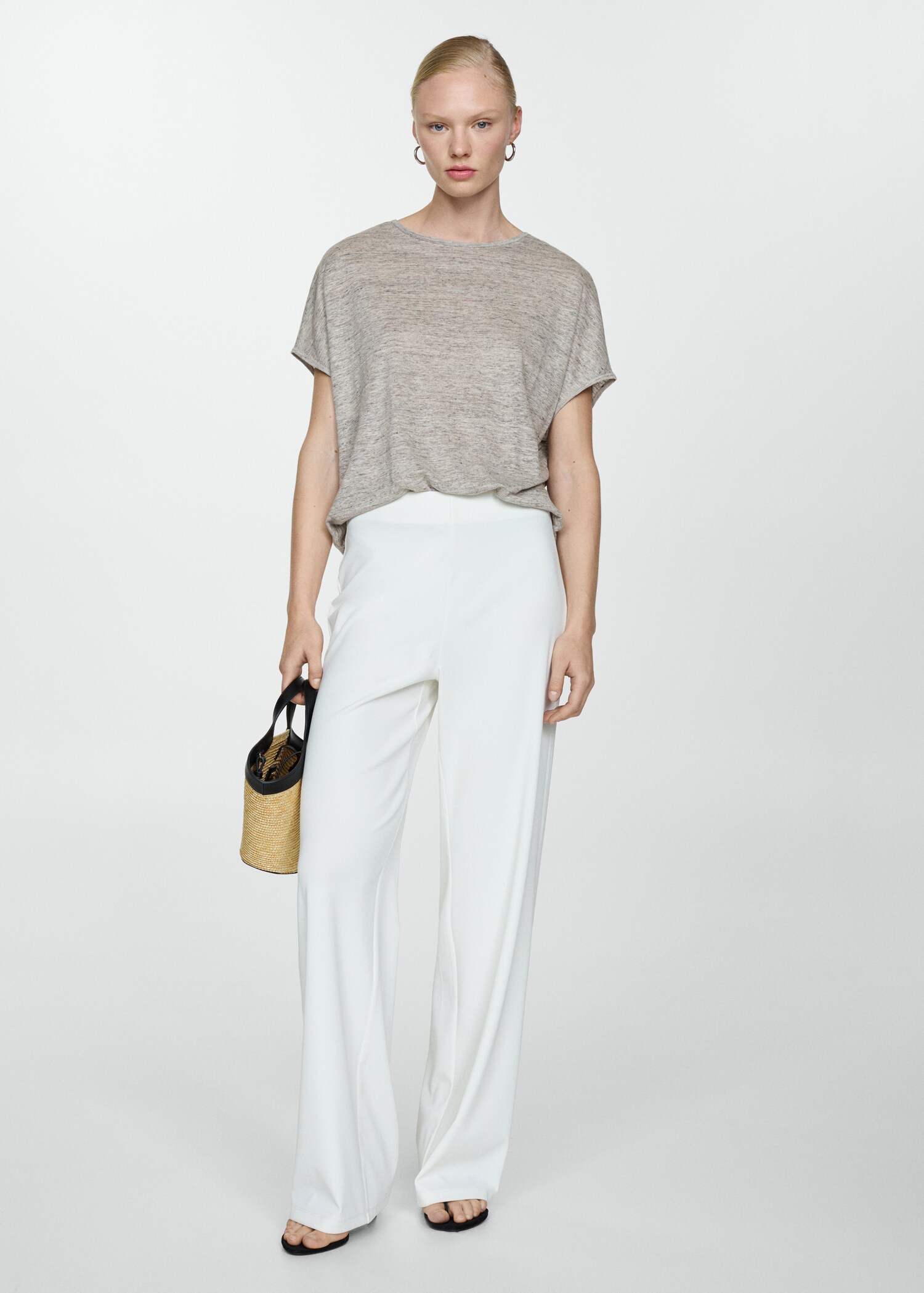 100% linen T-shirt - General plane