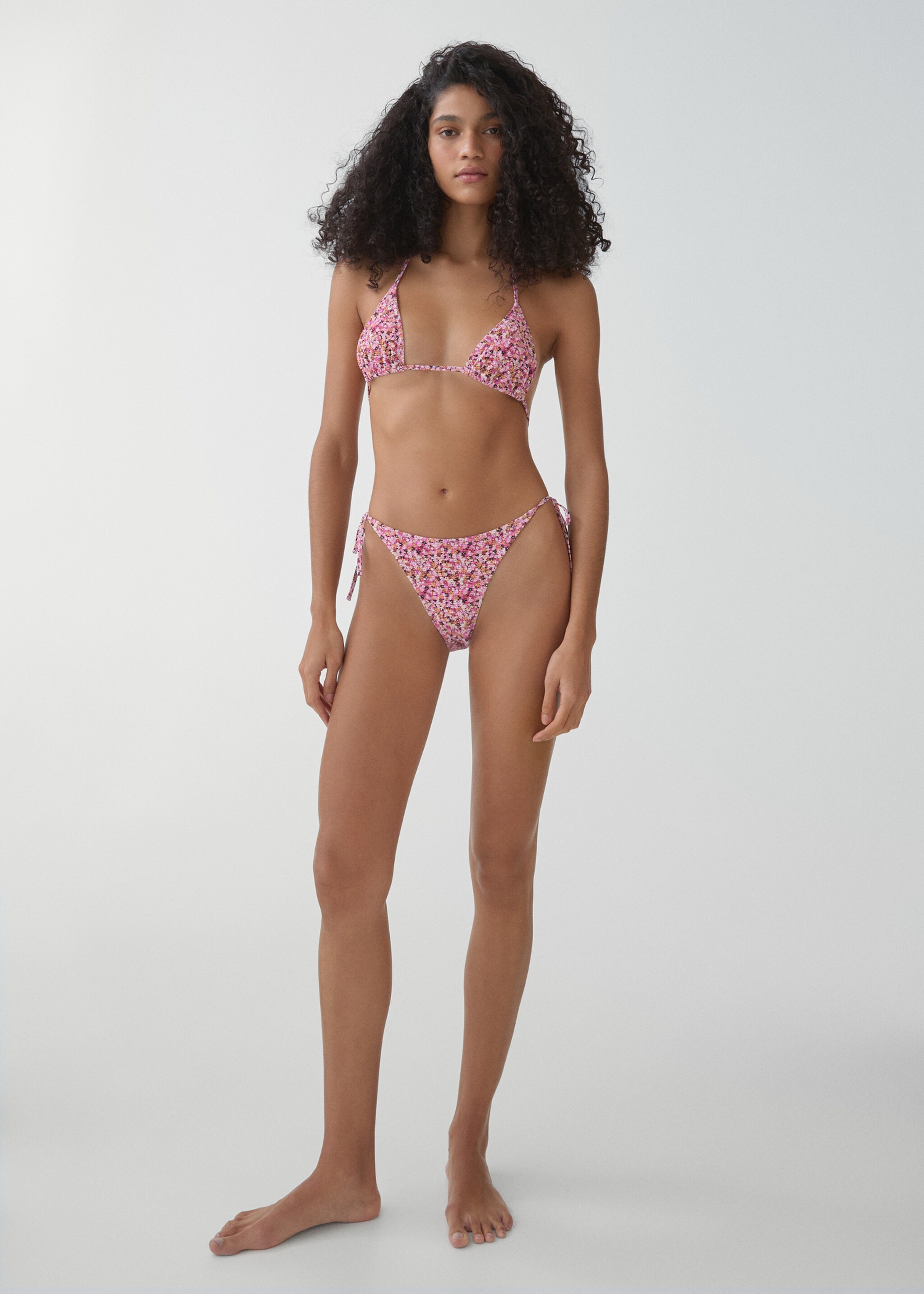 Classic floral bikini bottoms - General plane