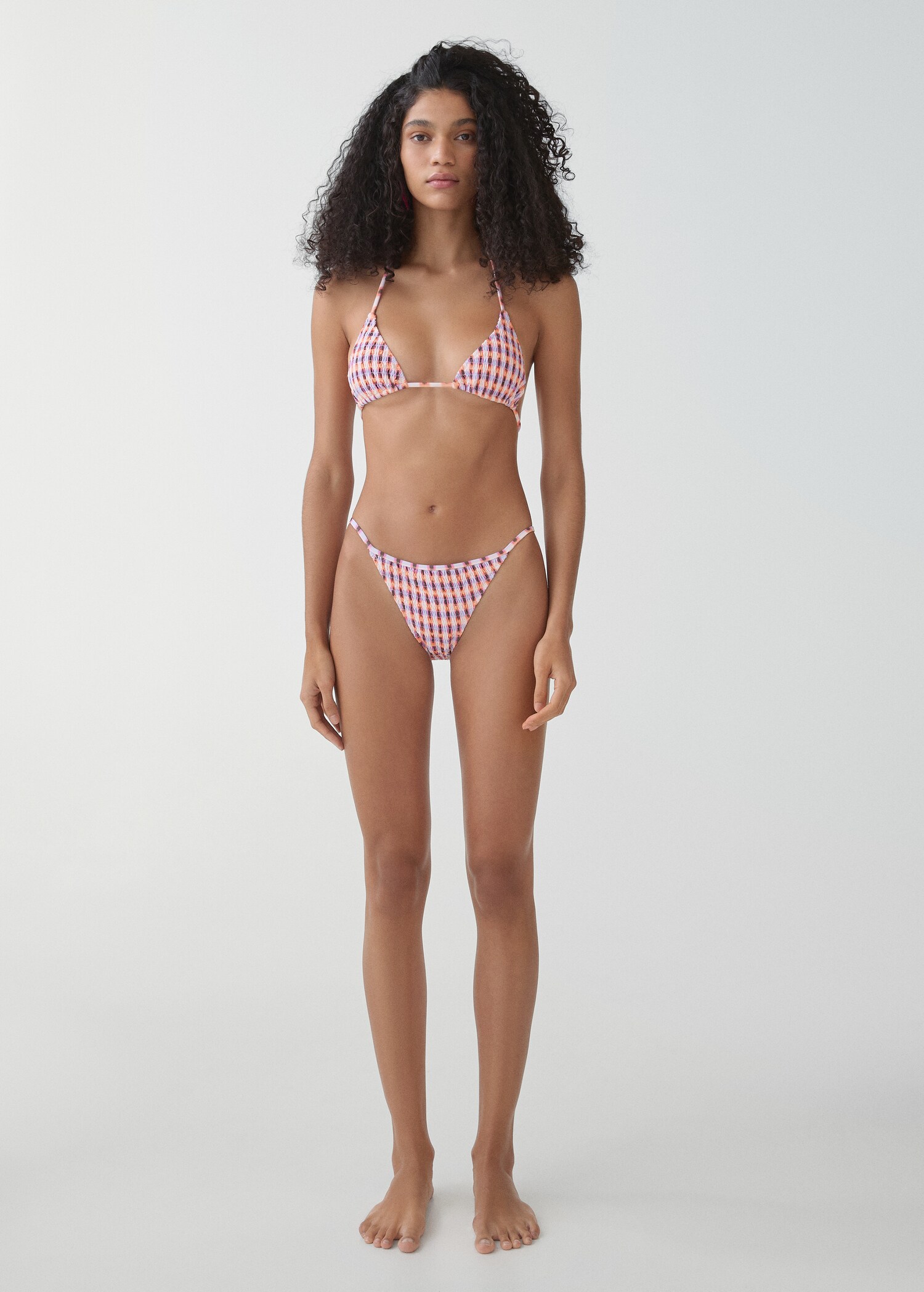 Printed bikini top - General plane
