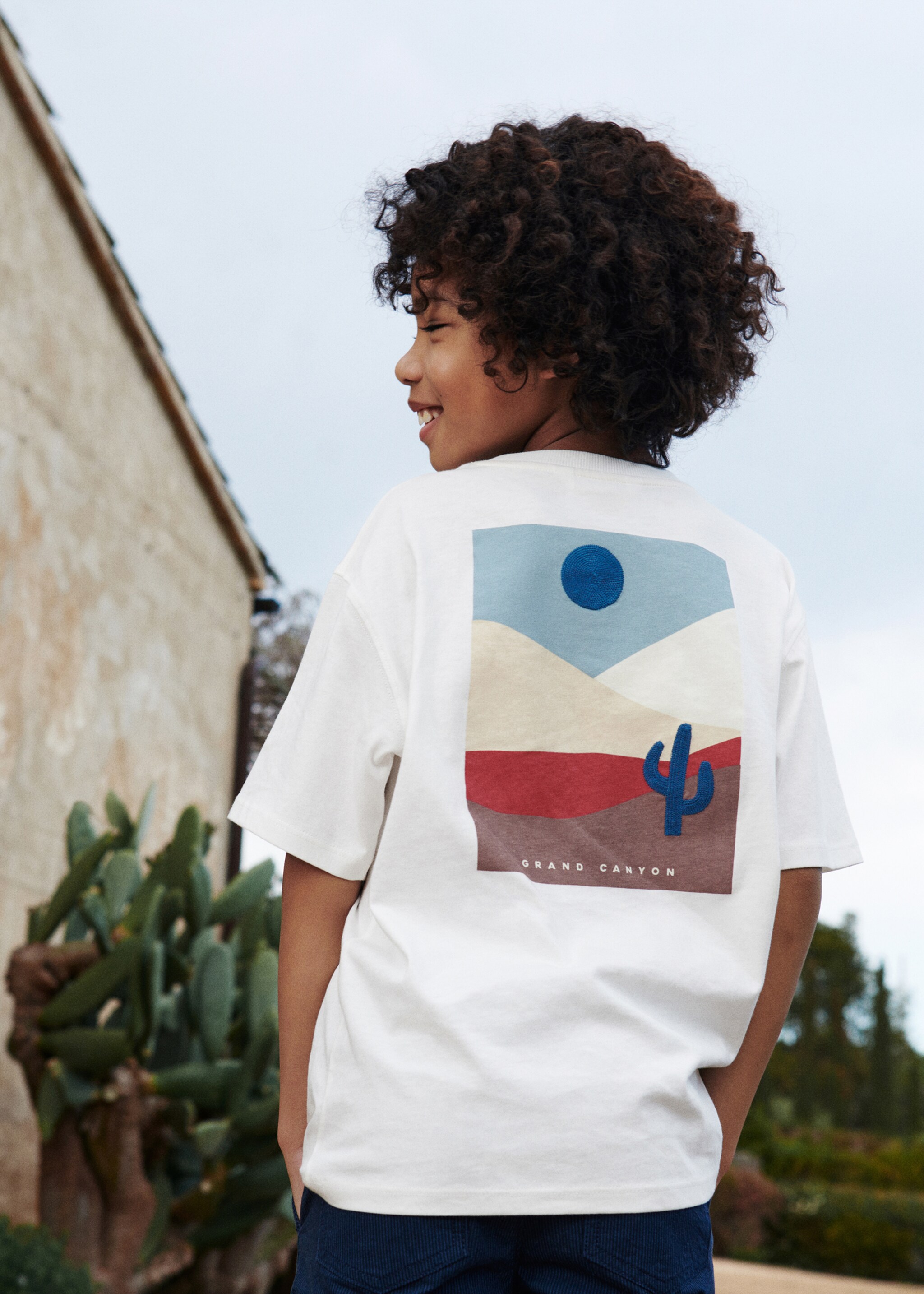 T-shirt imprimé manches courtes - Plan général