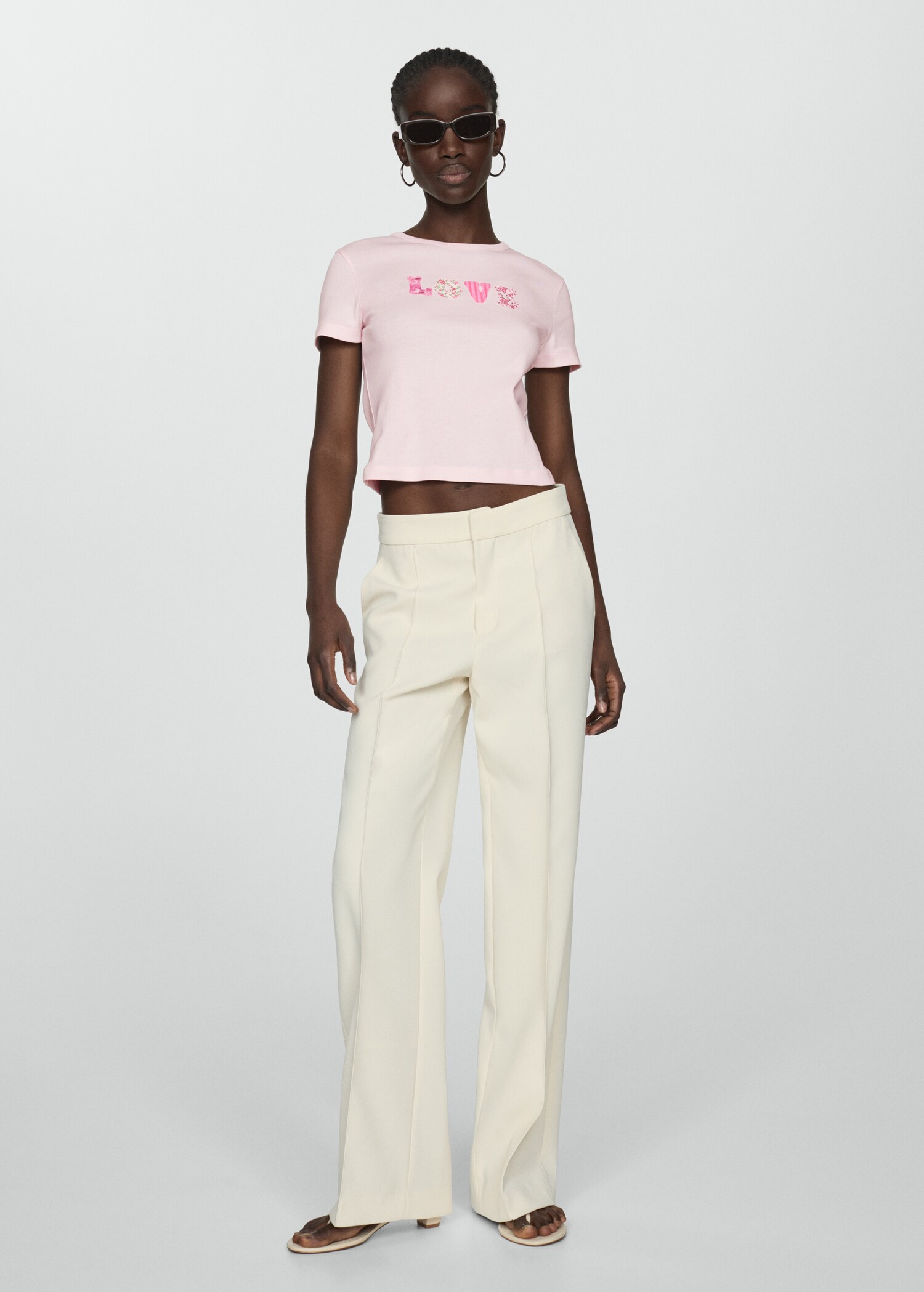 T-shirt en coton imprimé - Plan général