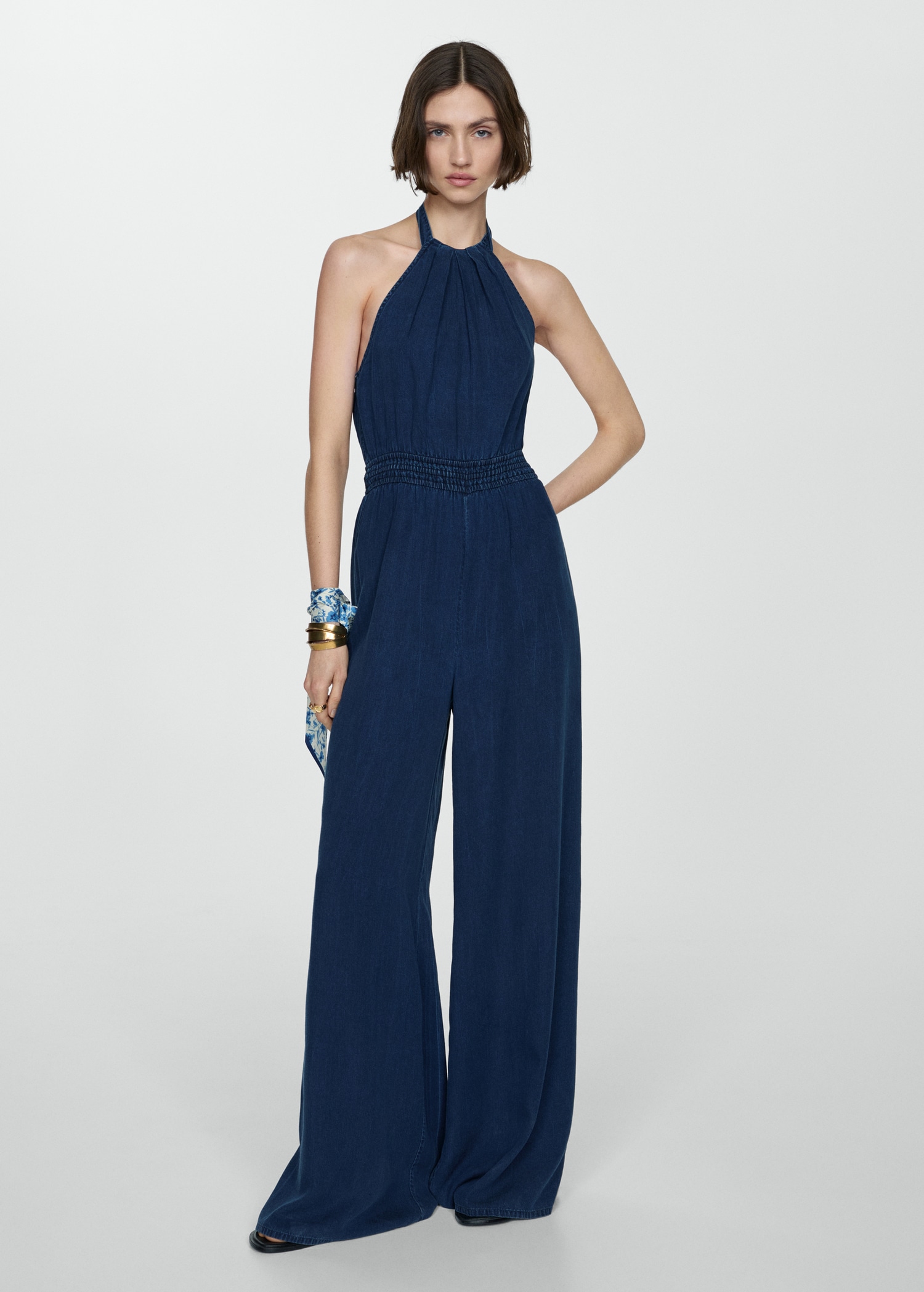 Lyocell jumpsuit Women MANGO OUTLET Finland