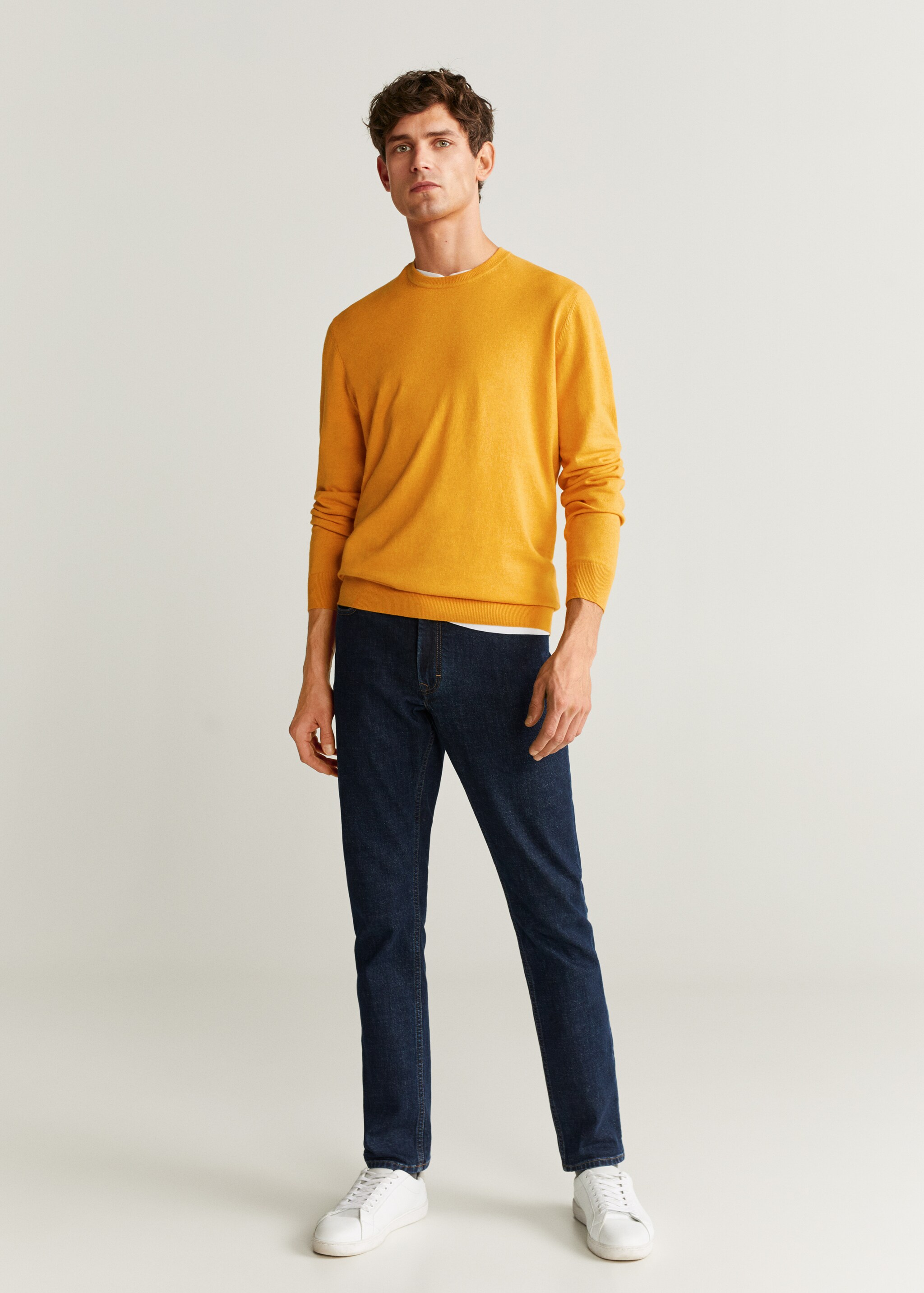 Jersey algodón cashmere coderas - Plano general