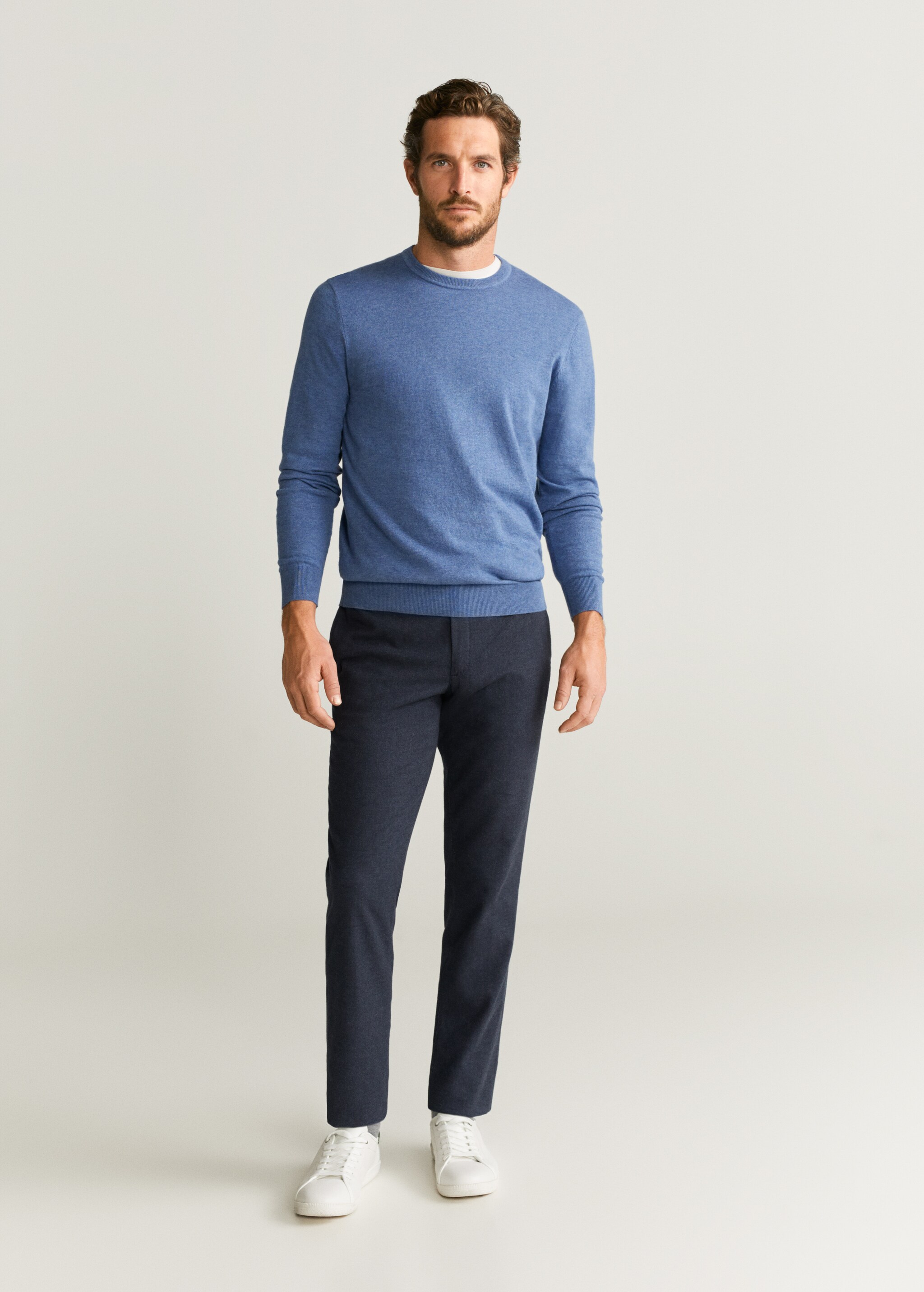 Jersey algodón cashmere coderas - Plano general