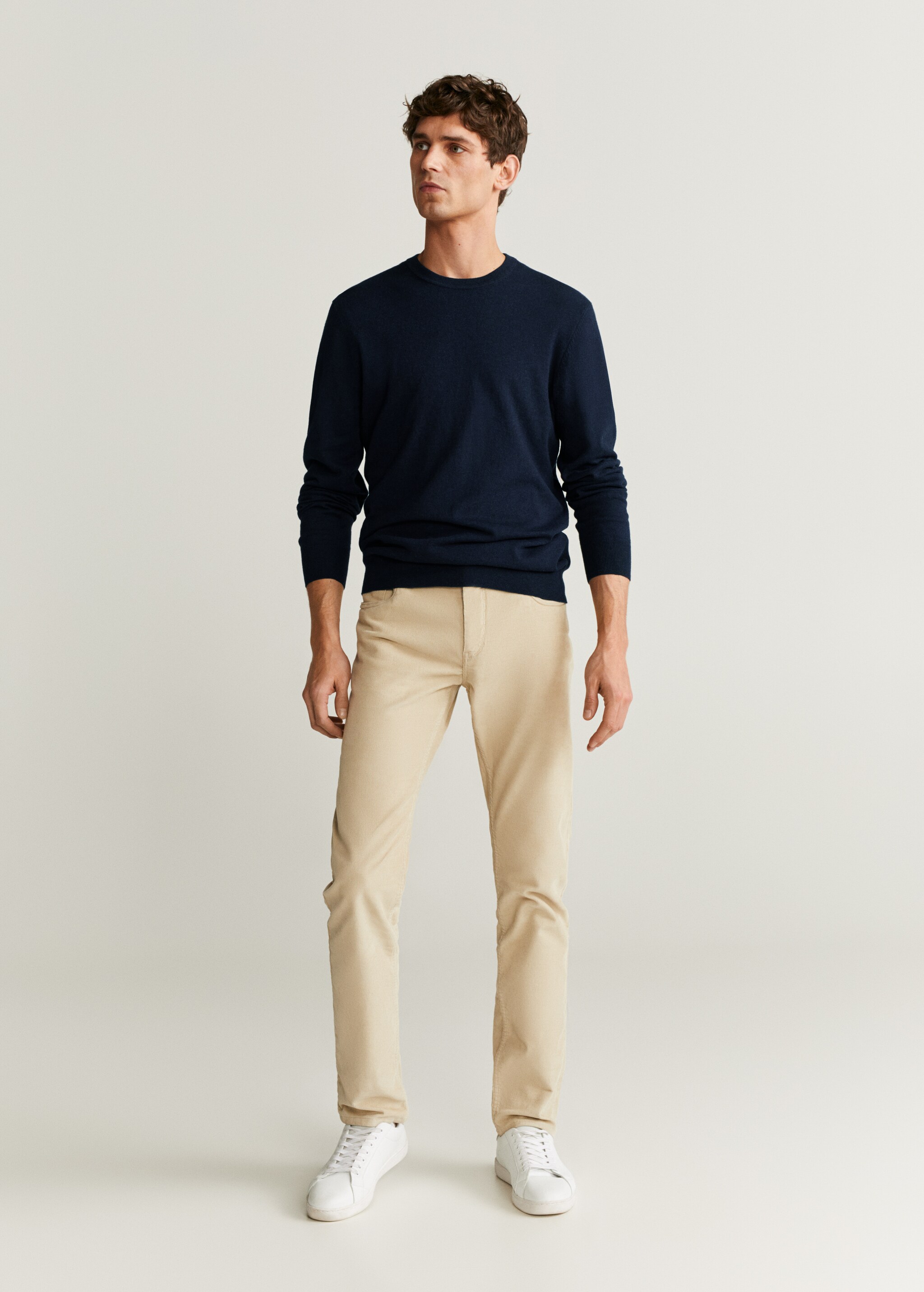 Jersey algodón cashmere coderas - Plano general