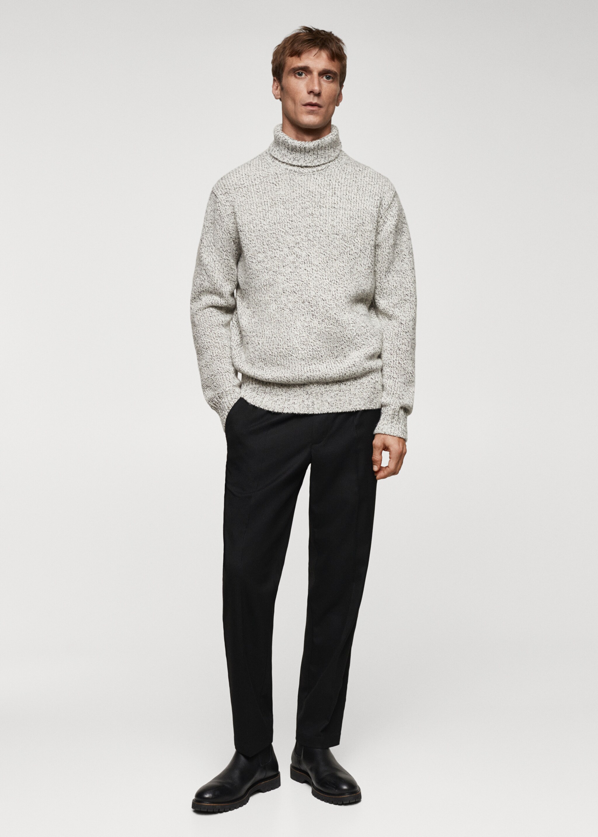 Wool turtleneck sweater - General plane