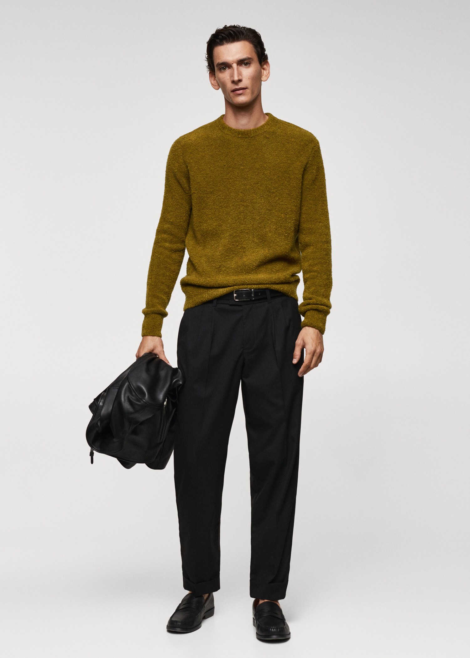 Pull-over maille bouclette - Plan général
