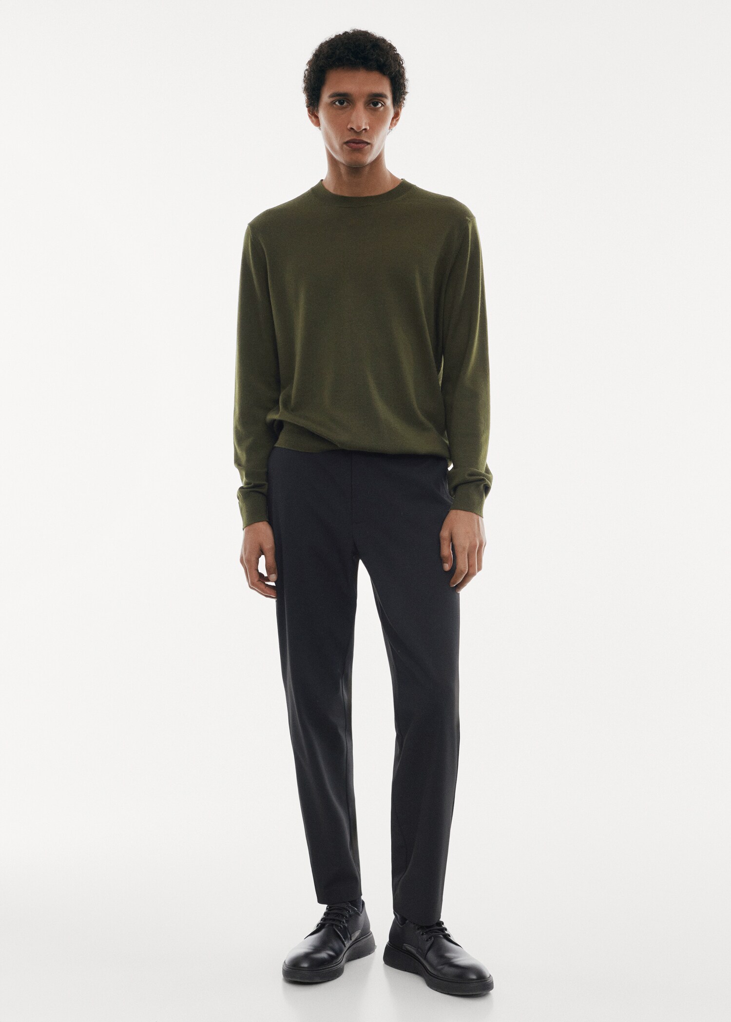 Merino wool washable sweater - General plane