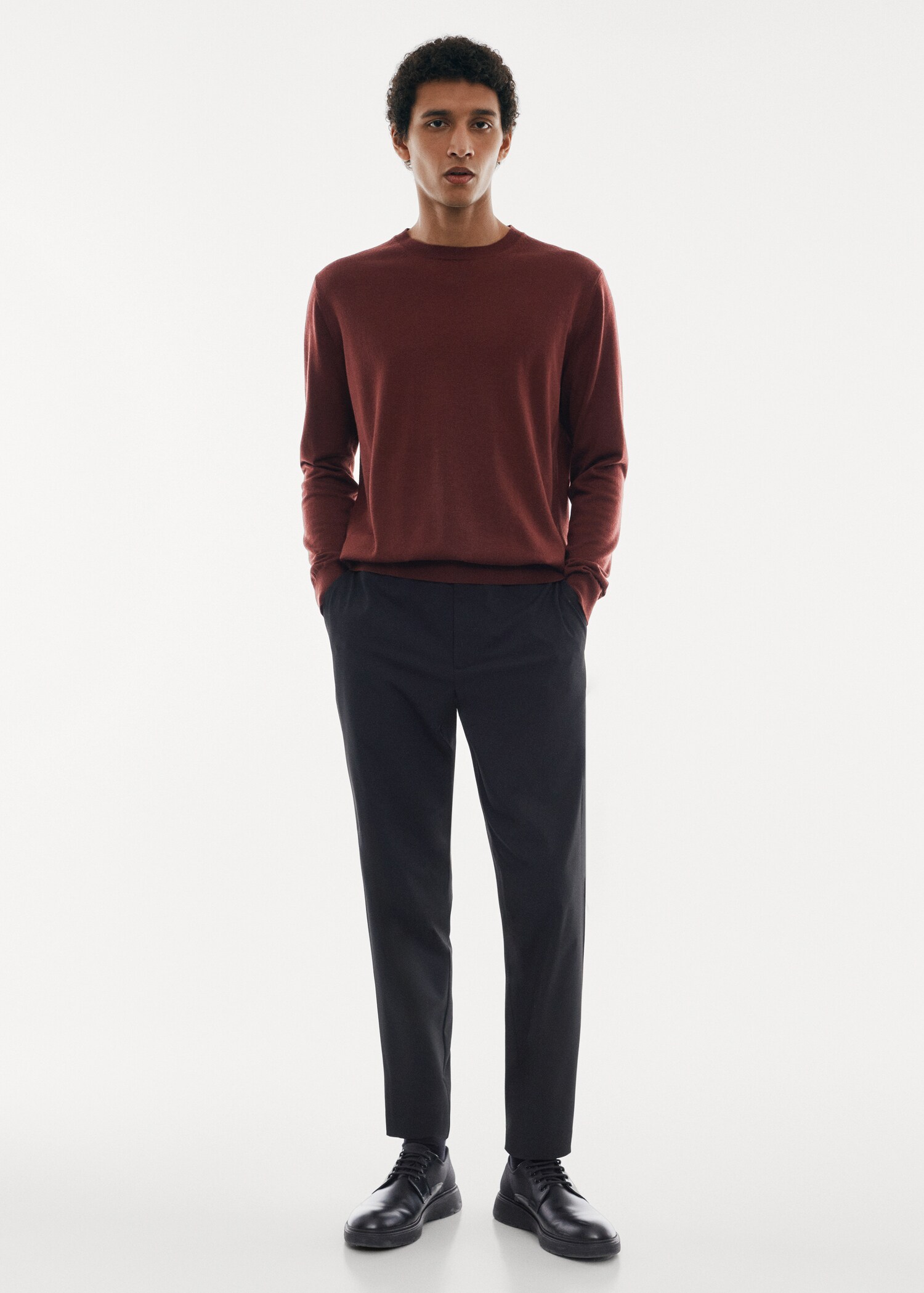 Merino wool washable sweater - General plane