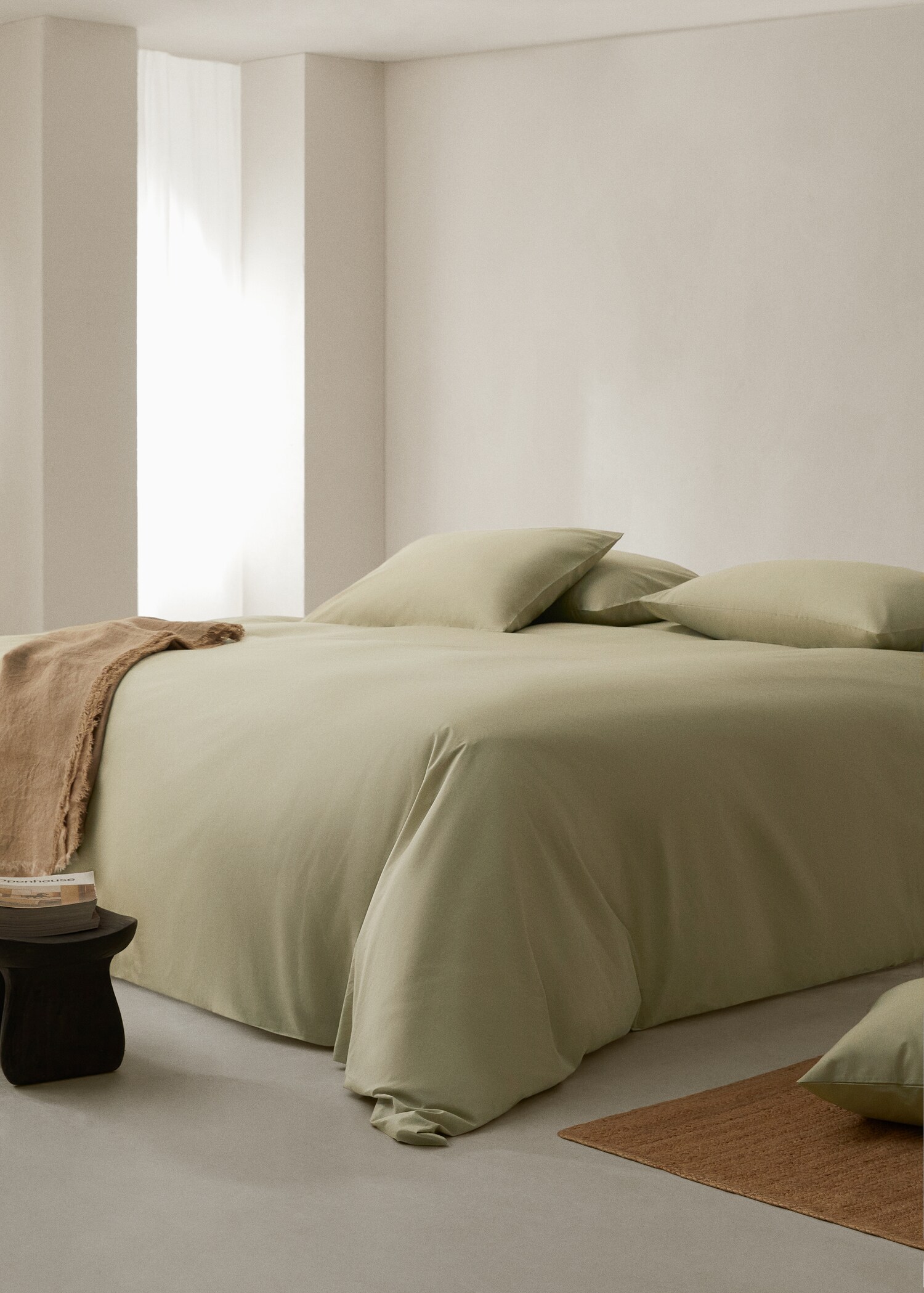 Housse de couette coton 180 fils lit 90 cm - Plan général