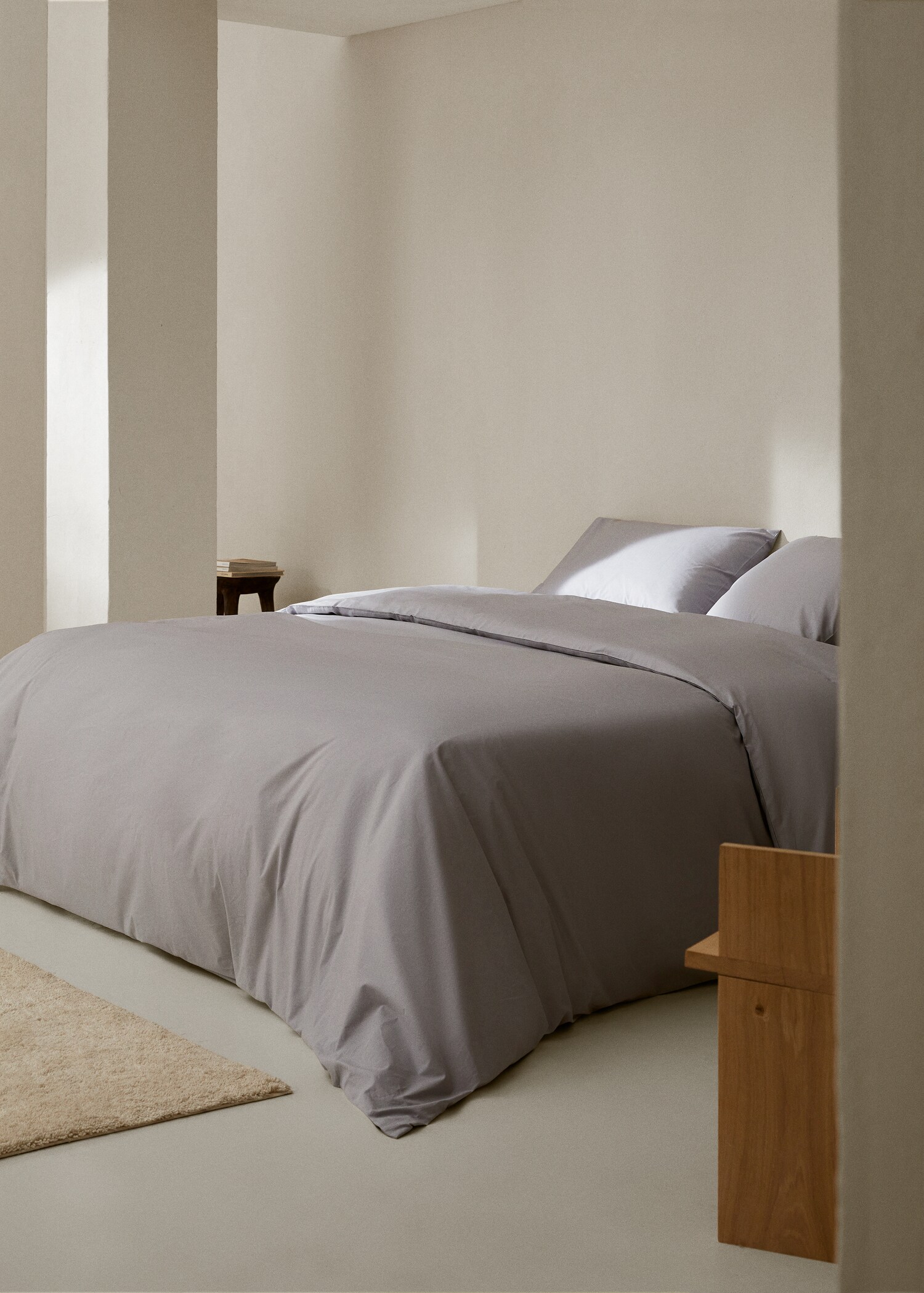 Housse de couette coton 180 fils lit 90 cm - Plan général
