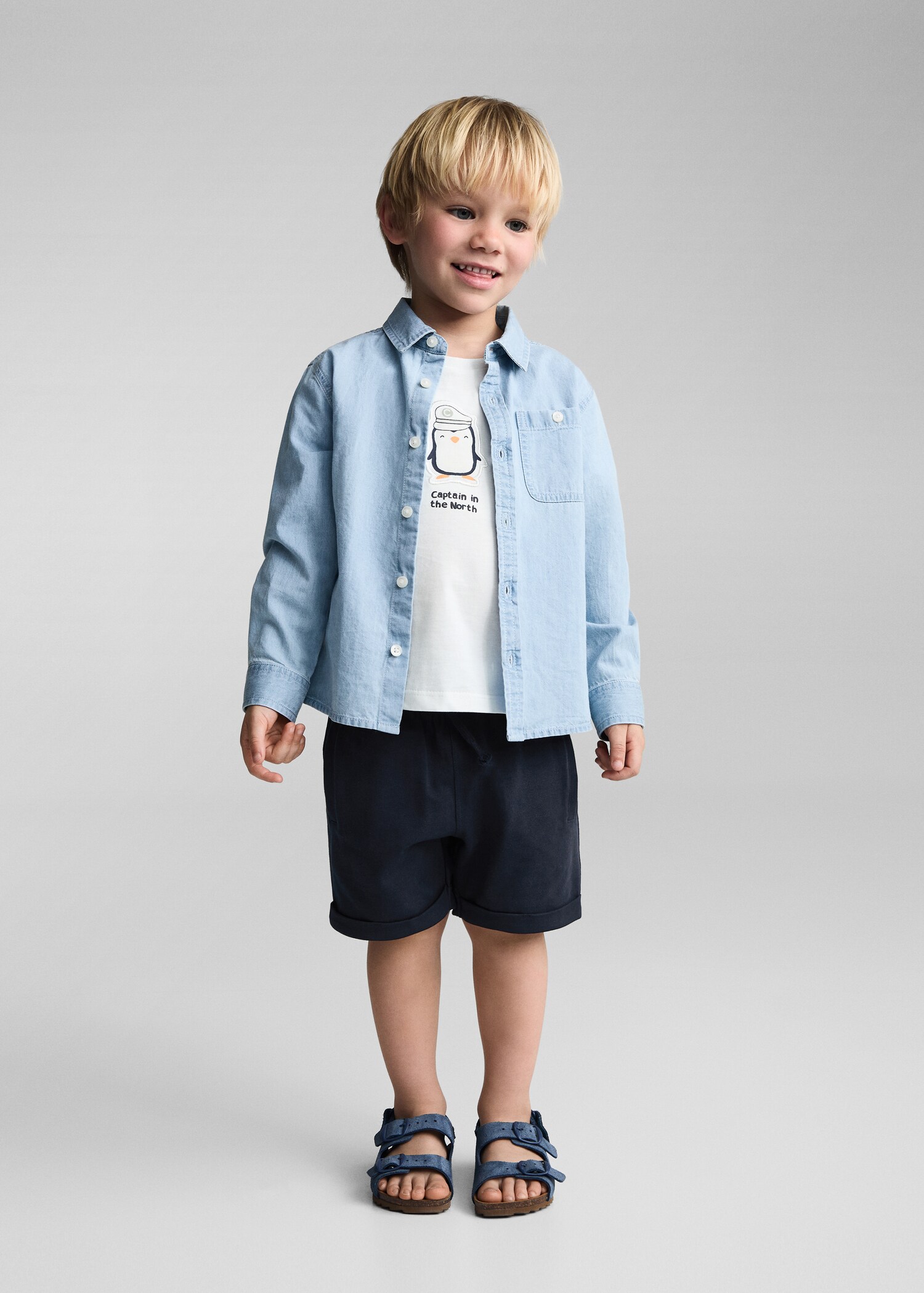 Camisa denim algodón - Plano general