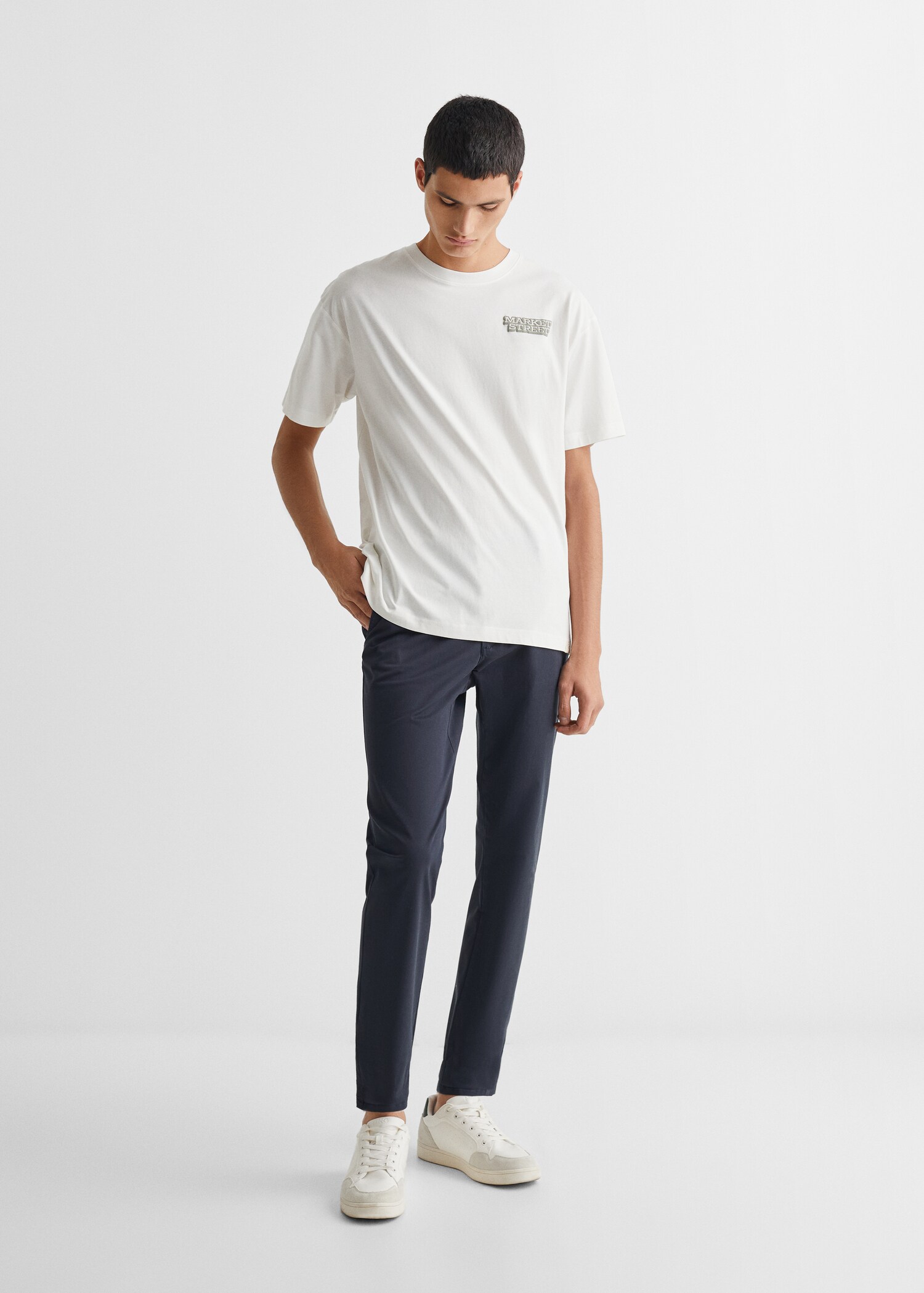 T-shirt message imprimé - Plan général