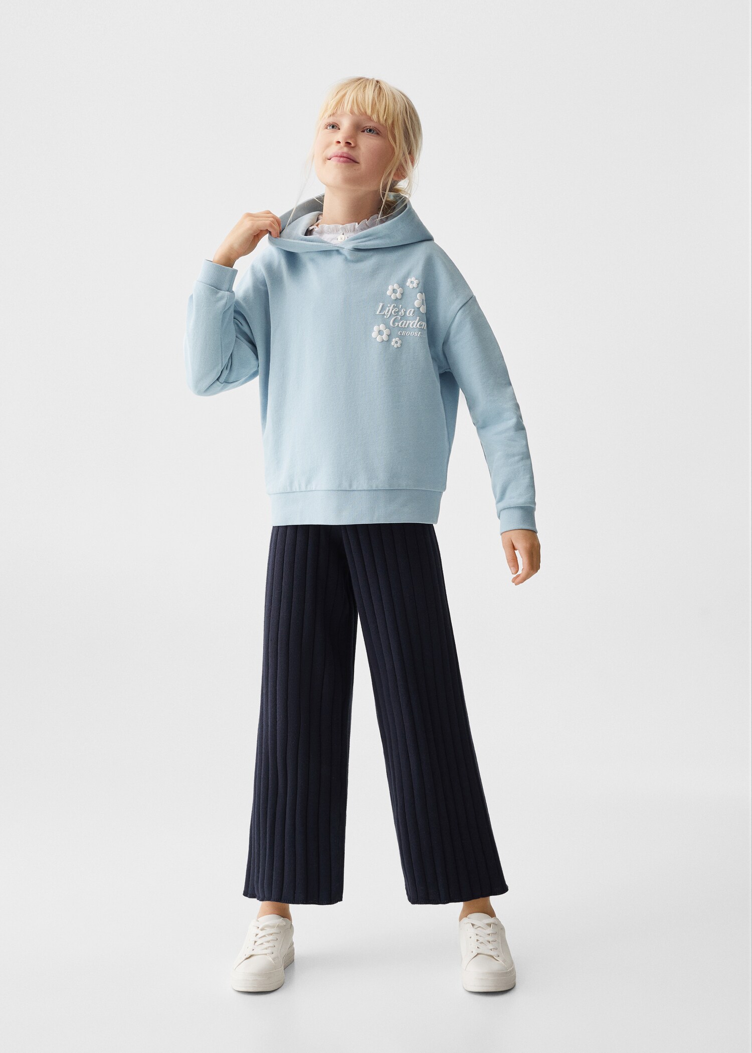 Message cotton sweatshirt - General plane