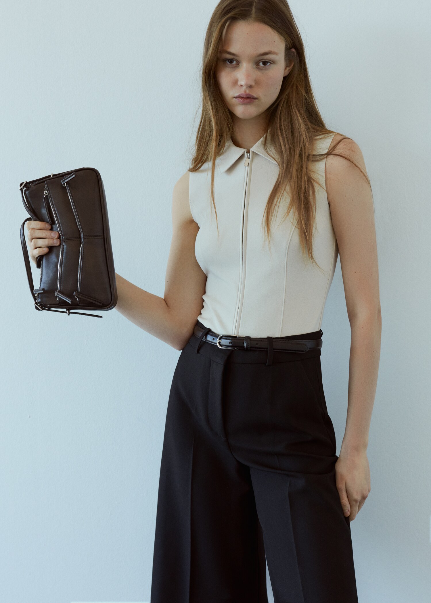 Sac porté épaule zips - Plan général
