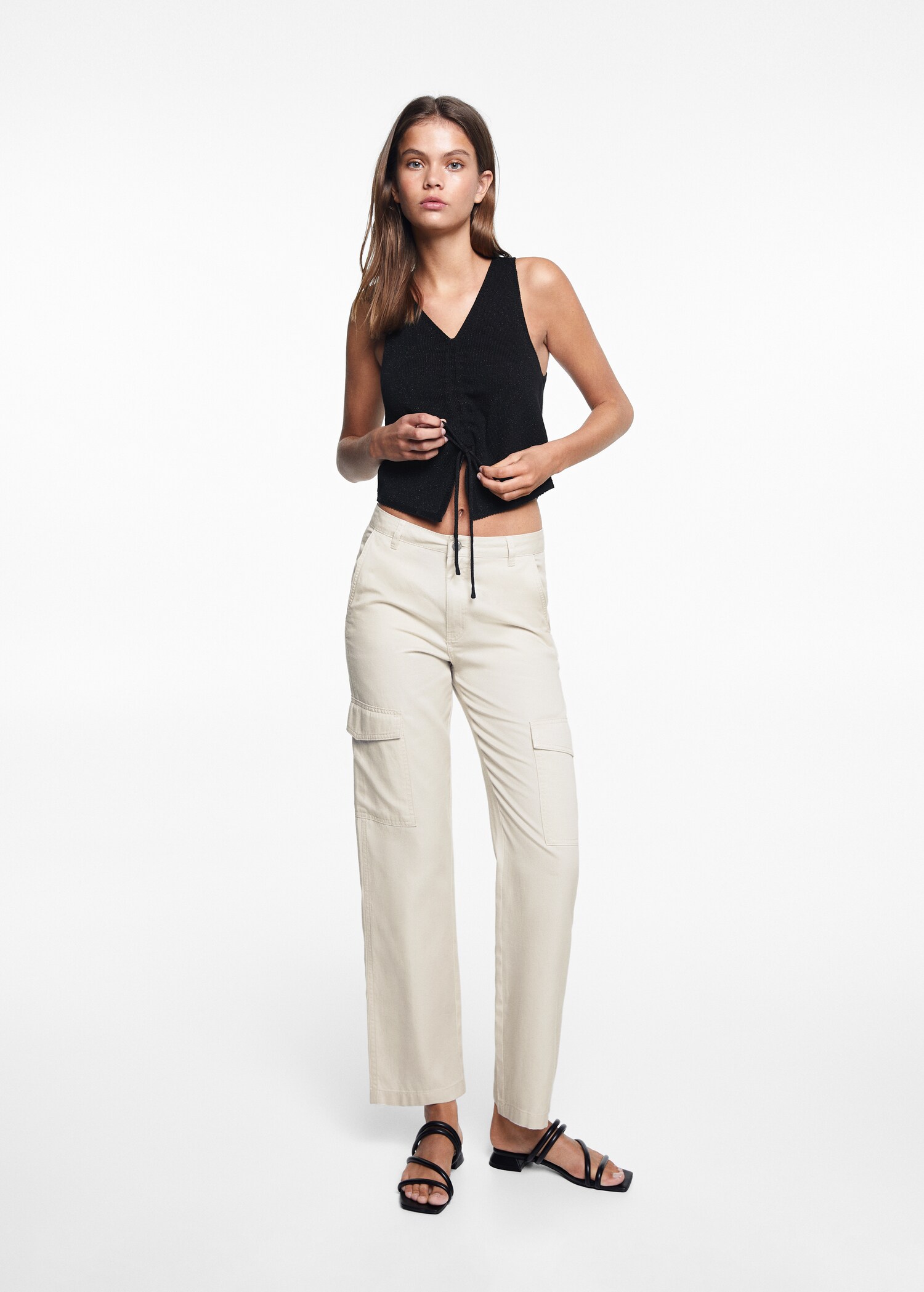 Straight cargo pants - General plane