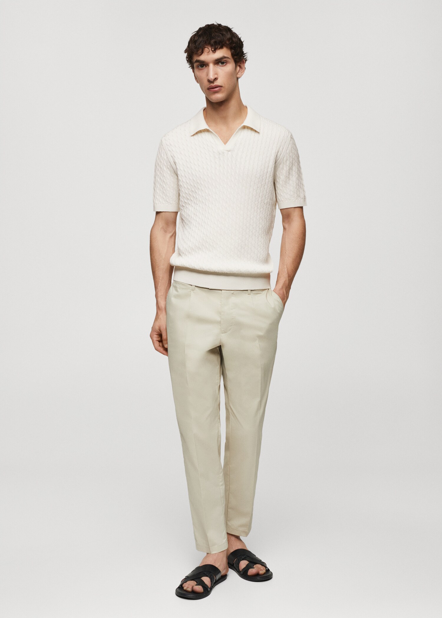 Polo 100% cotone intrecciato - Piano generale