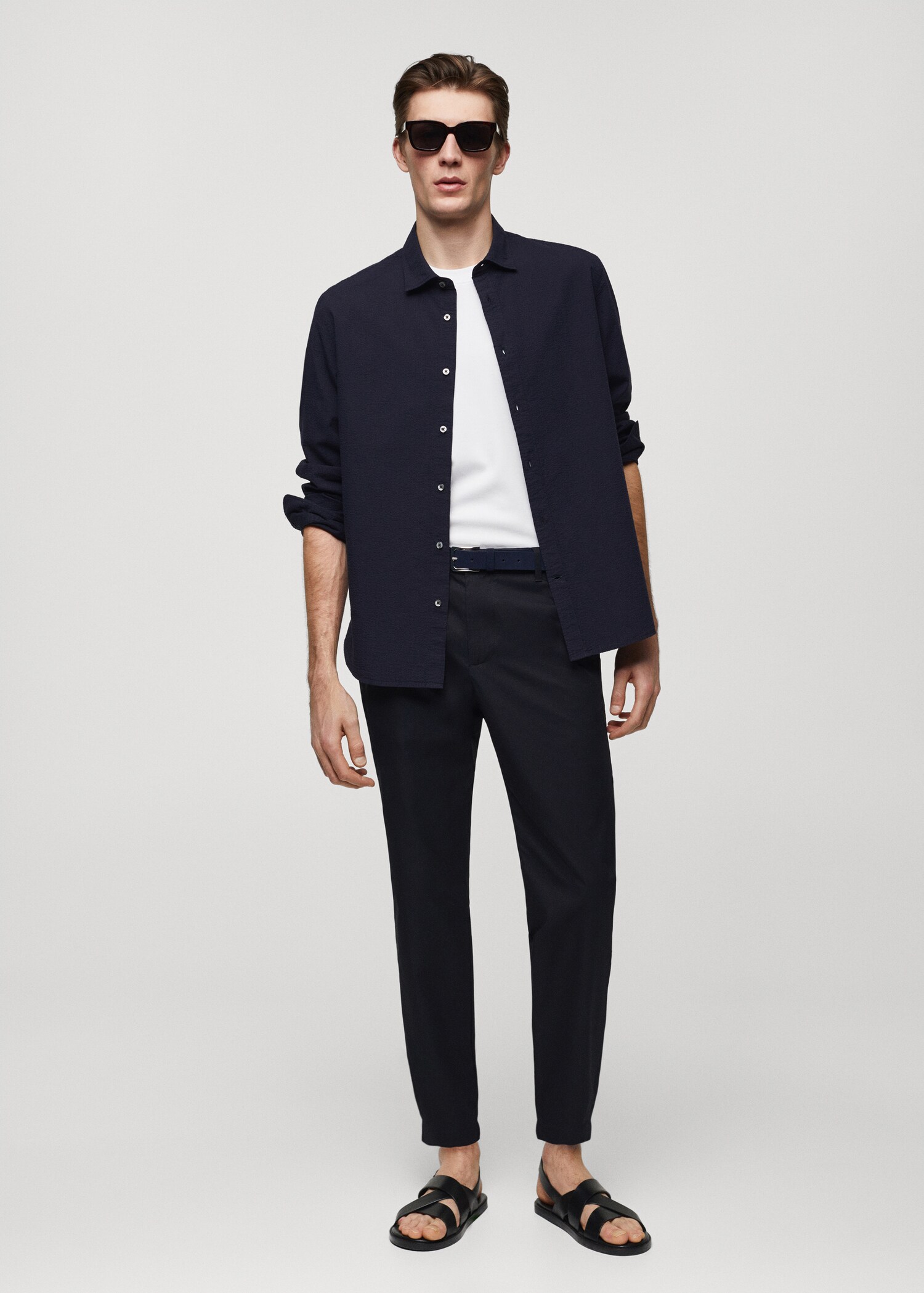 Παντελόνι slim fit 100% βαμβάκι - Γενικό πλάνο