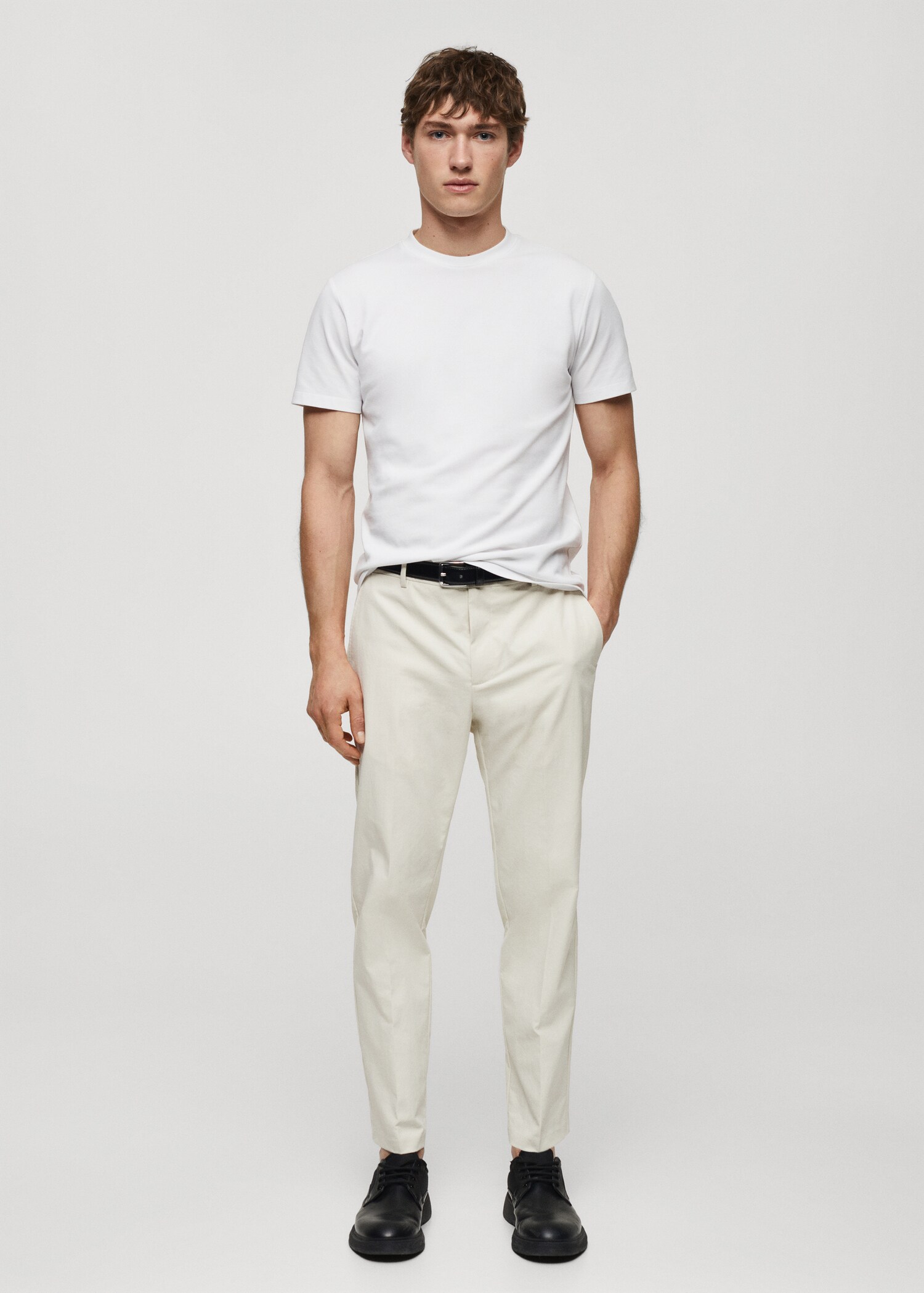 Pantalon slim fit tissu technique - Plan général